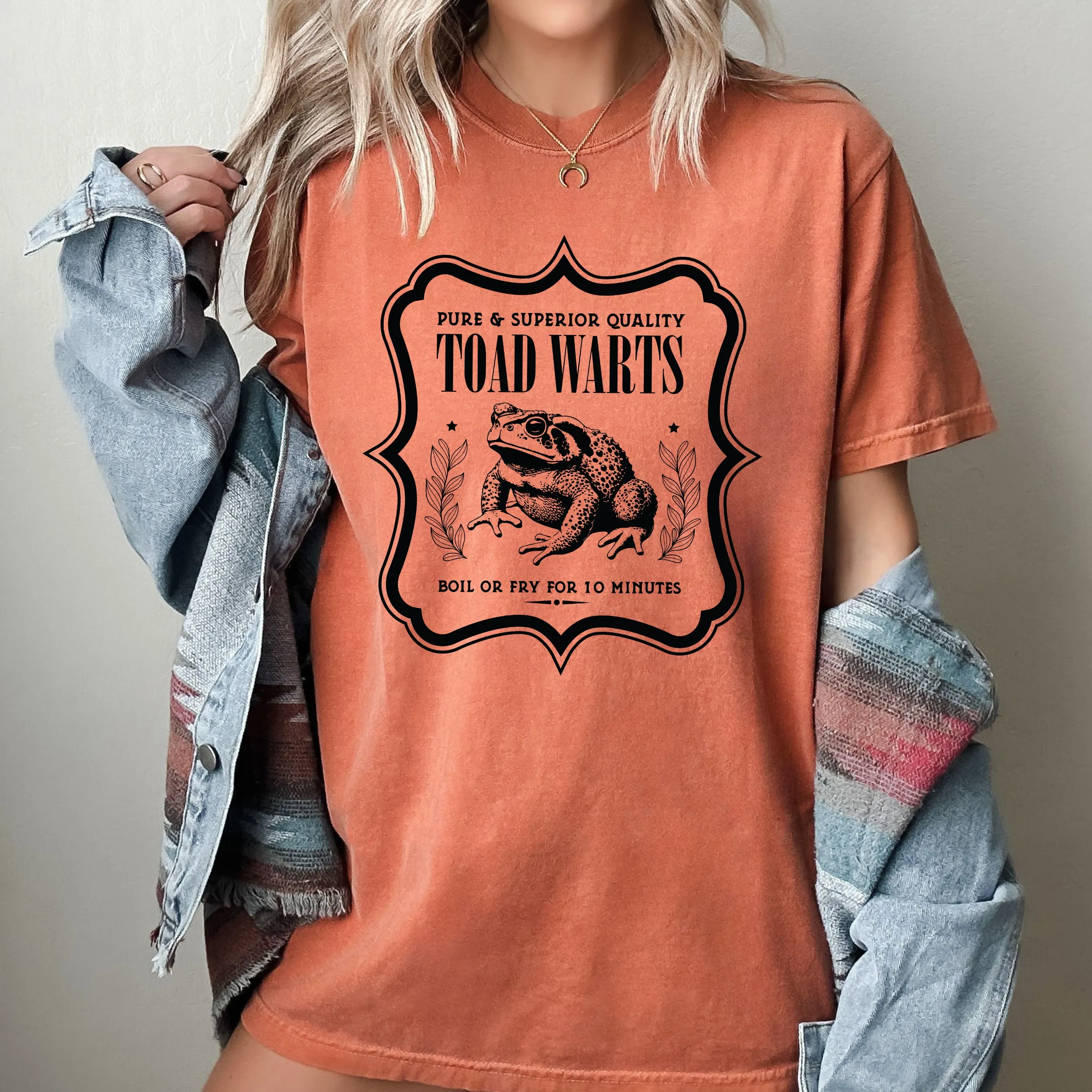 Toad, Vintage, Western, Witch, Aesthetic, Meme, Halloween, Costume, Tshirt Comfort Colors T-Shirt sold by Refinery Number One product image thumbnail 5