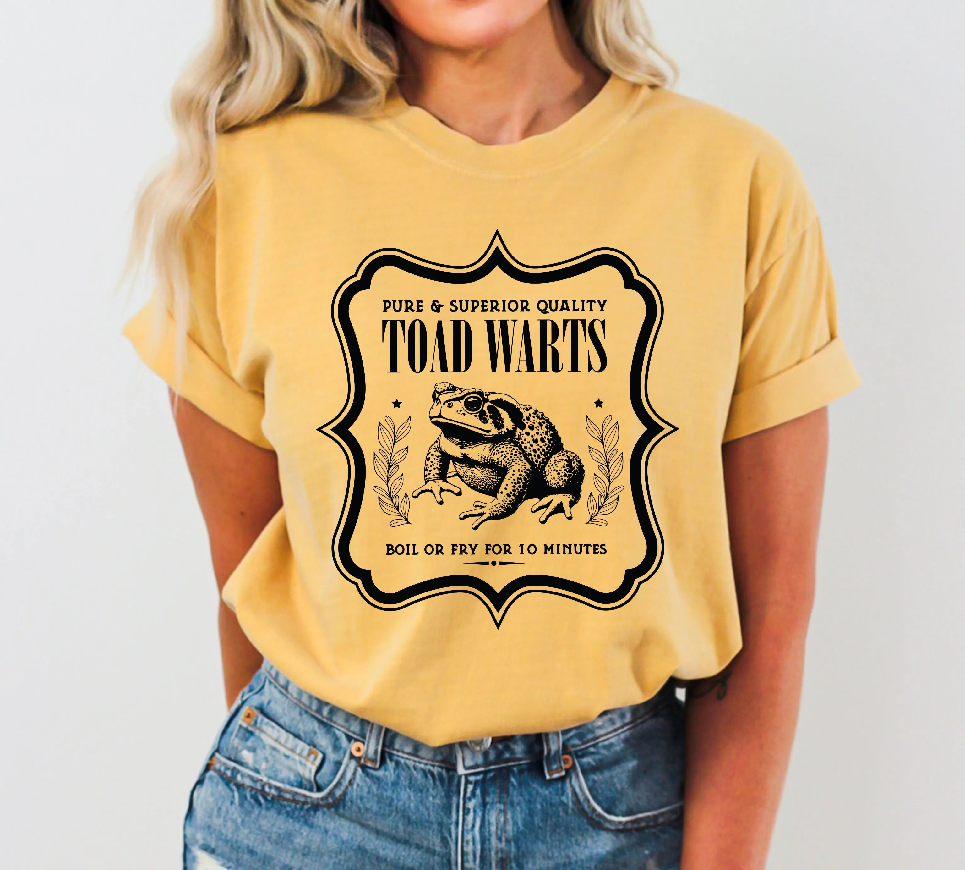 Toad, Vintage, Western, Witch, Aesthetic, Meme, Halloween, Costume, Tshirt Comfort Colors T-Shirt sold by Refinery Number One product image thumbnail 2