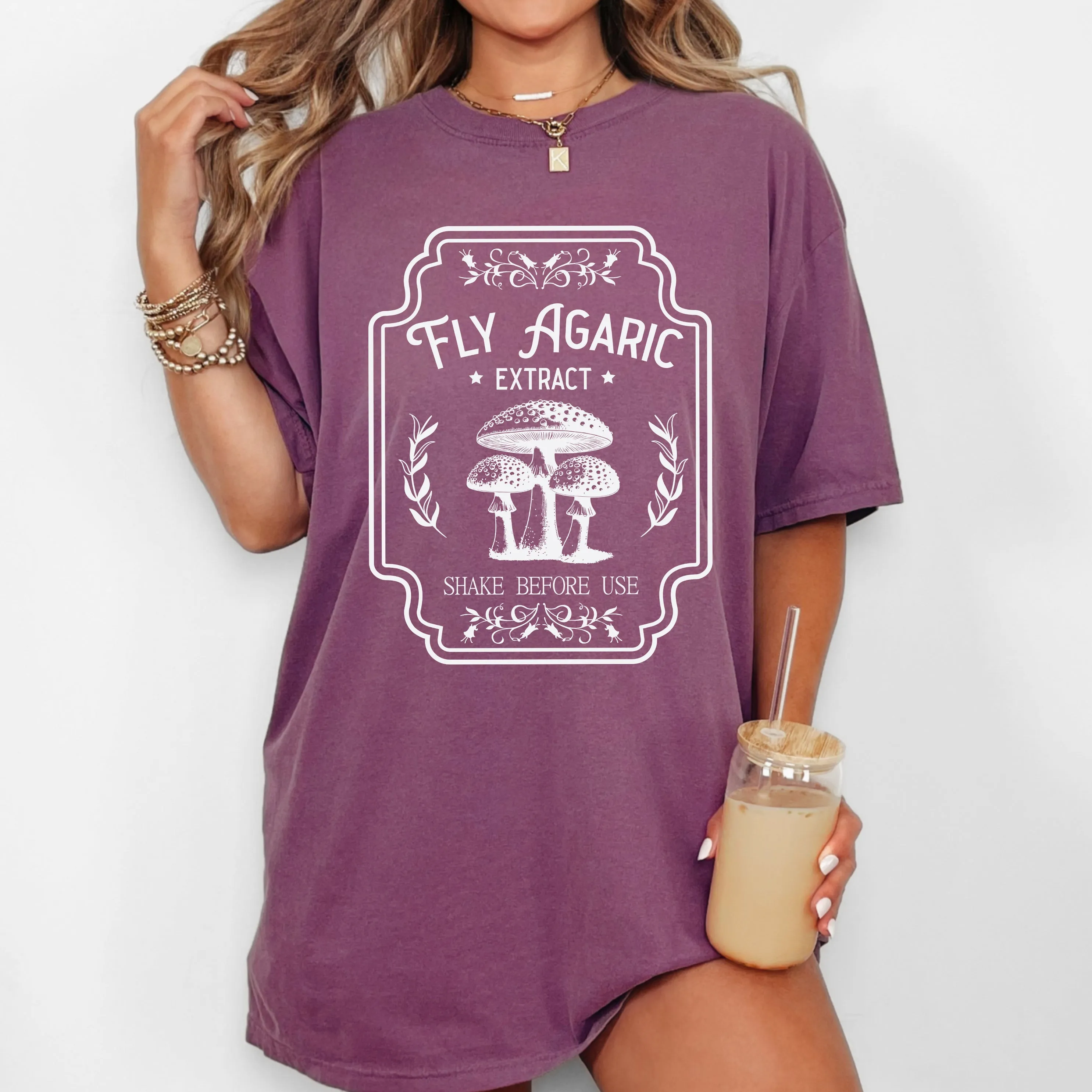 Fly Agaric, Mushroom, Vintage, Western, Witch, Aesthetic, Meme, Halloween, Costume, Tshirt Comfort Colors T-Shirt sold by Refinery Number One product image thumbnail 5