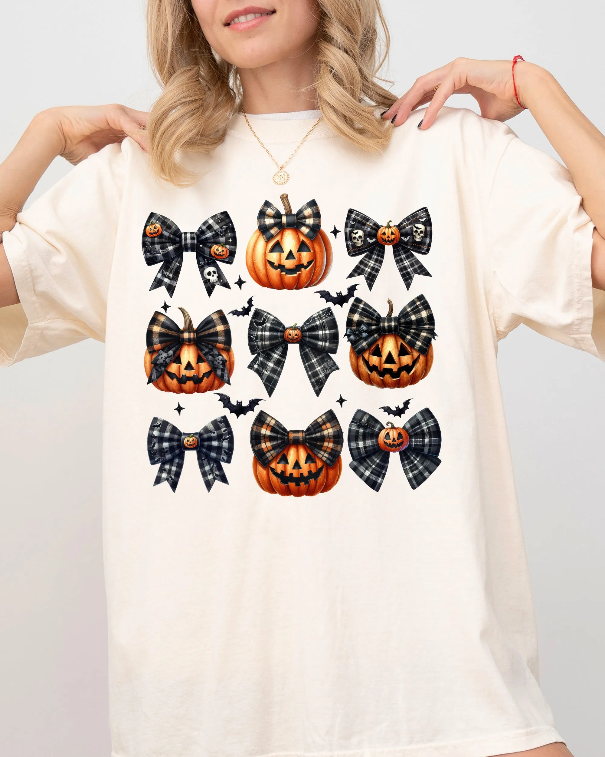 Pumpkin, Bow, Coquette, Vintage, Western, Witch, Aesthetic, Meme, Halloween, Costume, Tshirt Comfort Colors T-Shirt sold by Refinery Number One product image thumbnail 2
