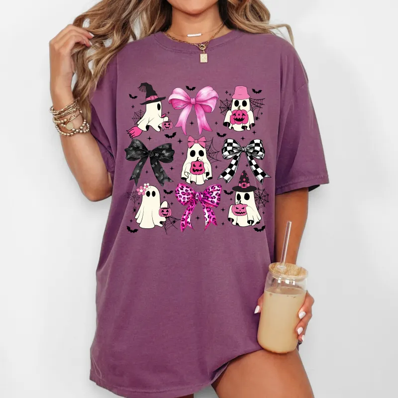 Coquette, Bow, Cowboy Ghost, Vintage, Western, Witch, Aesthetic, Meme, Halloween, Costume, Tshirt Comfort Colors T-Shirt sold by Refinery Number One