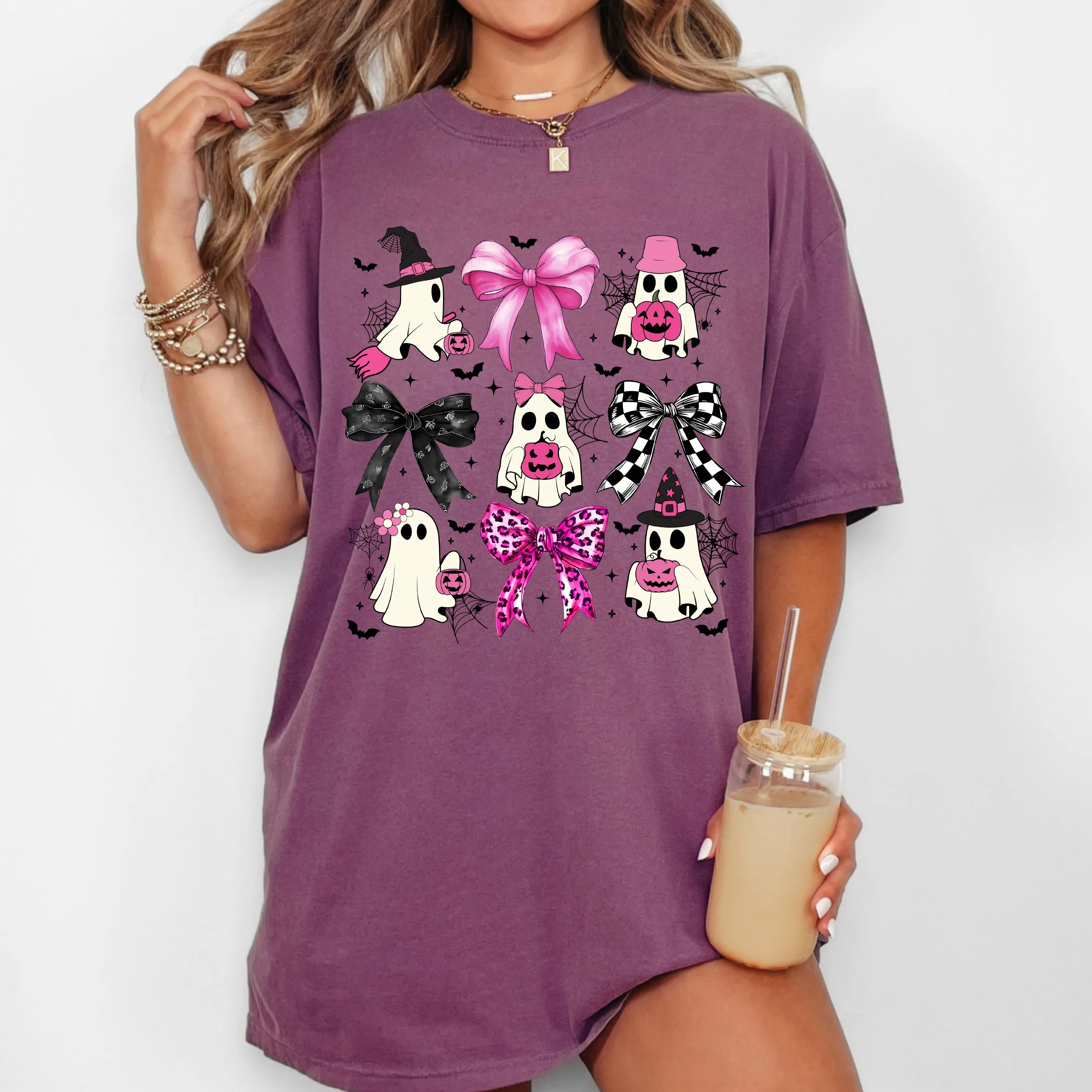Coquette, Bow, Cowboy Ghost, Vintage, Western, Witch, Aesthetic, Meme, Halloween, Costume, Tshirt Comfort Colors T-Shirt sold by Refinery Number One