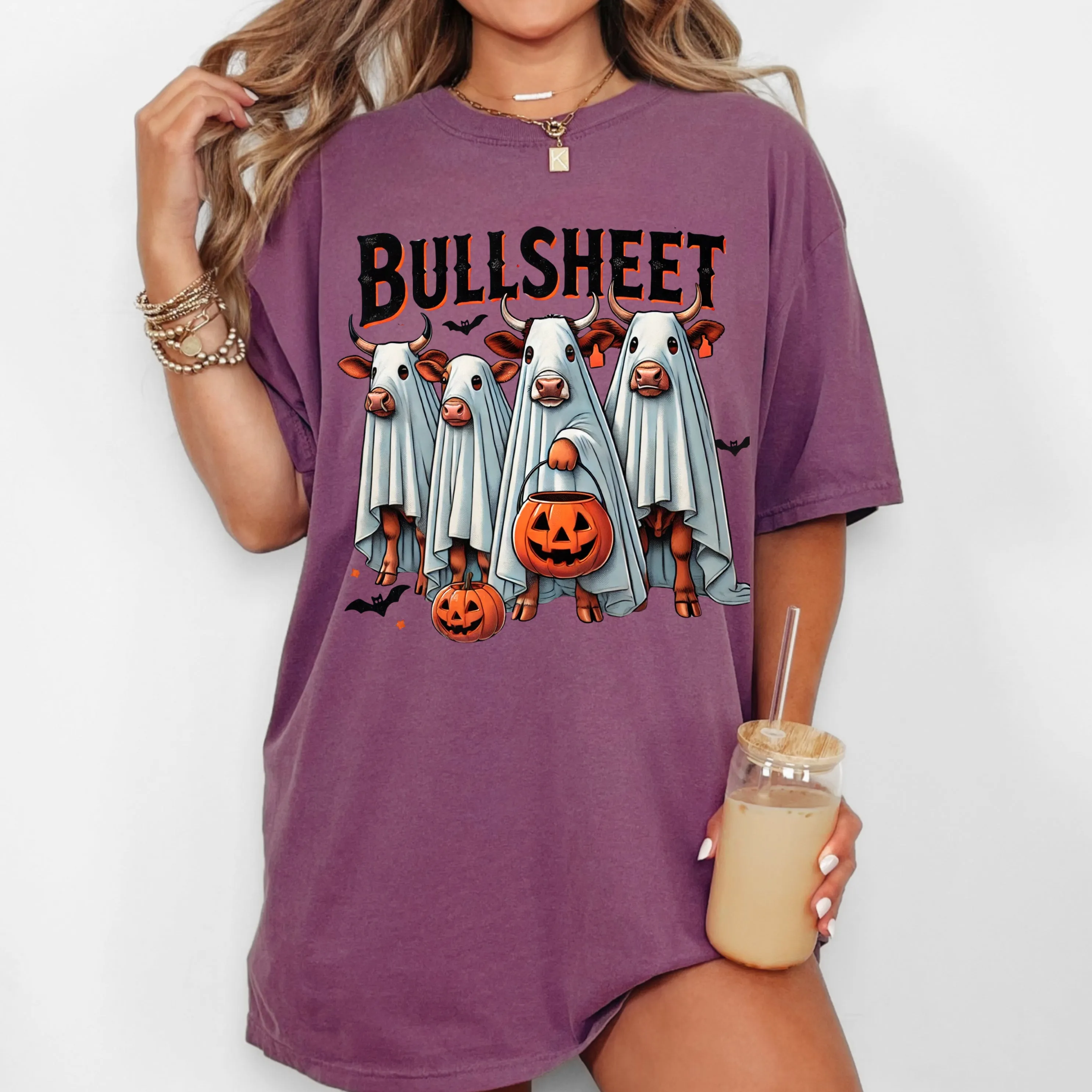 Bull Sheet, Cow, Farm, Vintage, Western, Witch, Aesthetic, Meme, Halloween, Costume, Tshirt Comfort Colors T-Shirt sold by Refinery Number One product image thumbnail 3