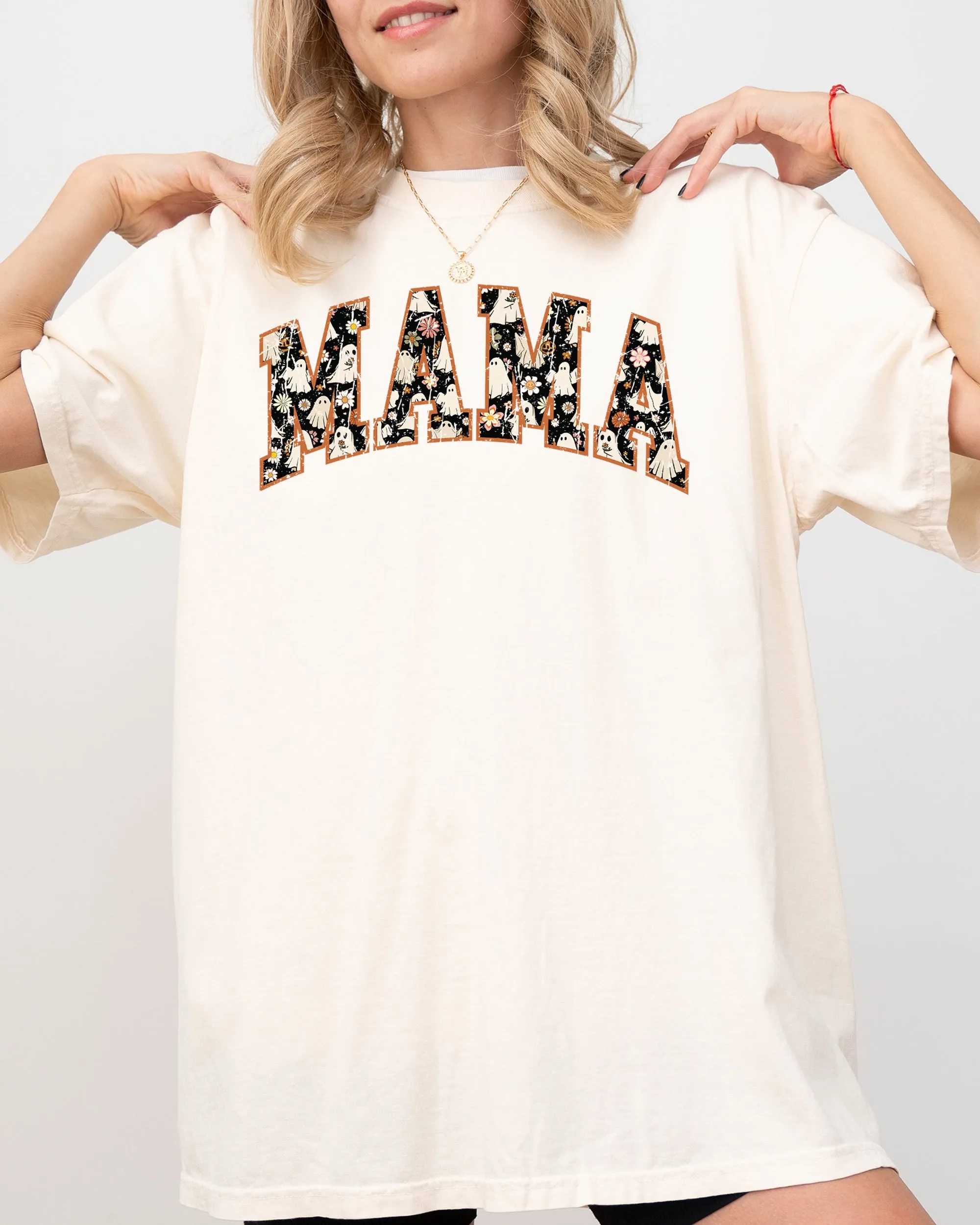 Mama, Retro, Ghost, Floral, Vintage, Western, Witch, Aesthetic, Meme, Halloween, Costume, Tshirt Comfort Colors T-Shirt sold by Refinery Number One product image thumbnail 4