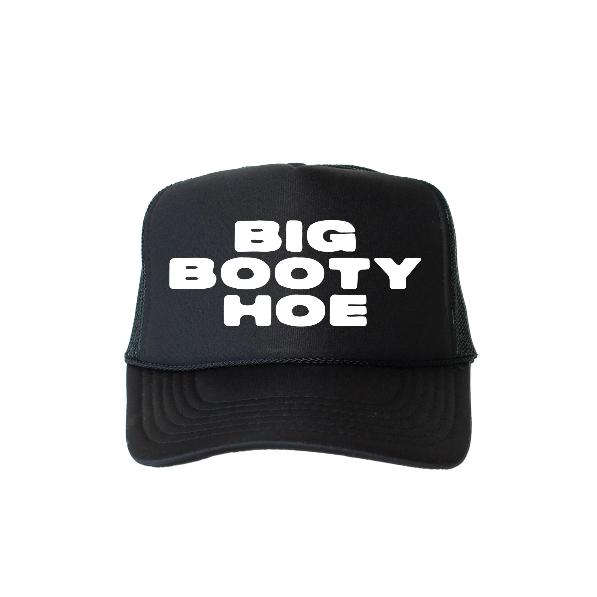 Big Booty Hoe, Sassy, Funny, Black Snapback Trucker Hat sold by Refinery Number One product image thumbnail 4
