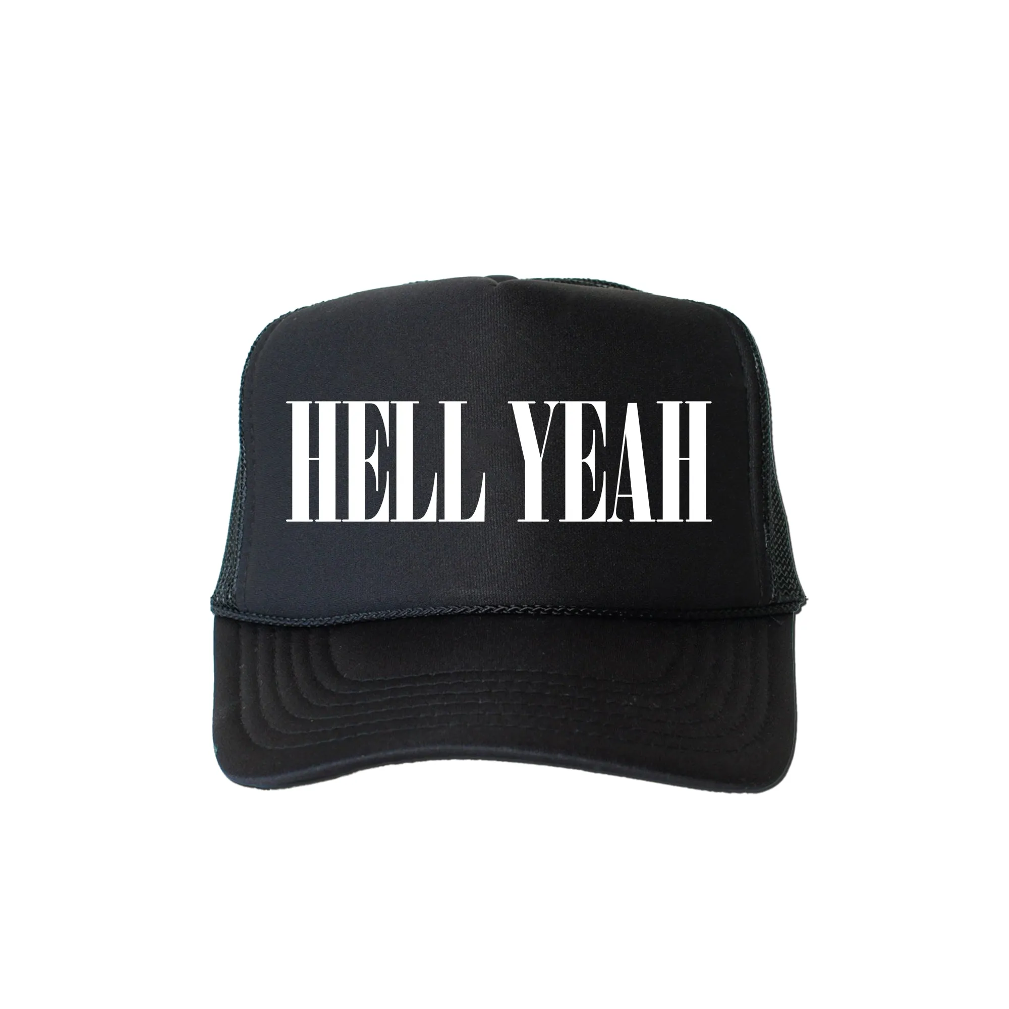 Hell Yeah, Sassy, Funny, Black Snapback Trucker Hat sold by Refinery Number One product image thumbnail 4