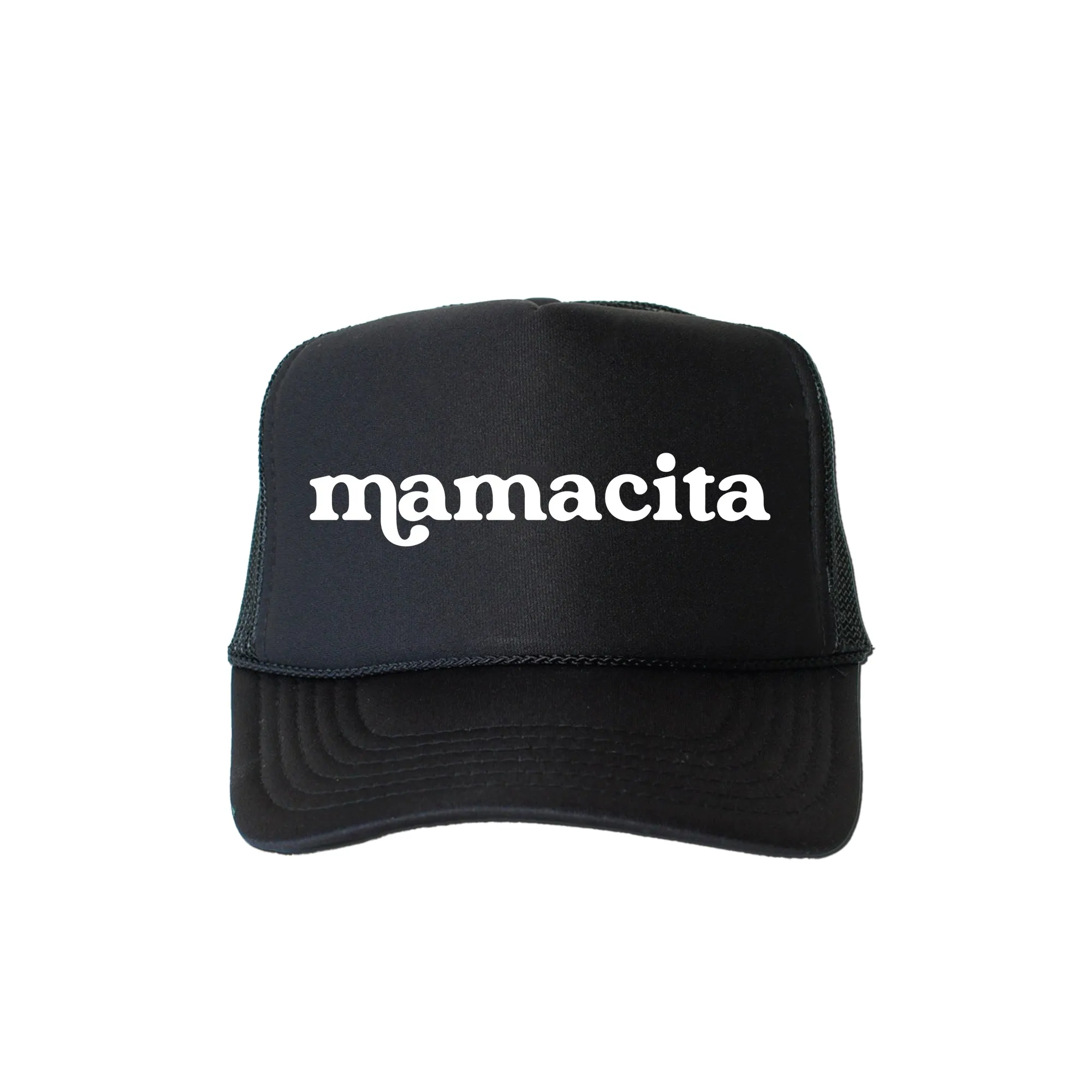 Mamacita, Sassy, Funny, Black Snapback Trucker Hat sold by Refinery Number One product image thumbnail 4