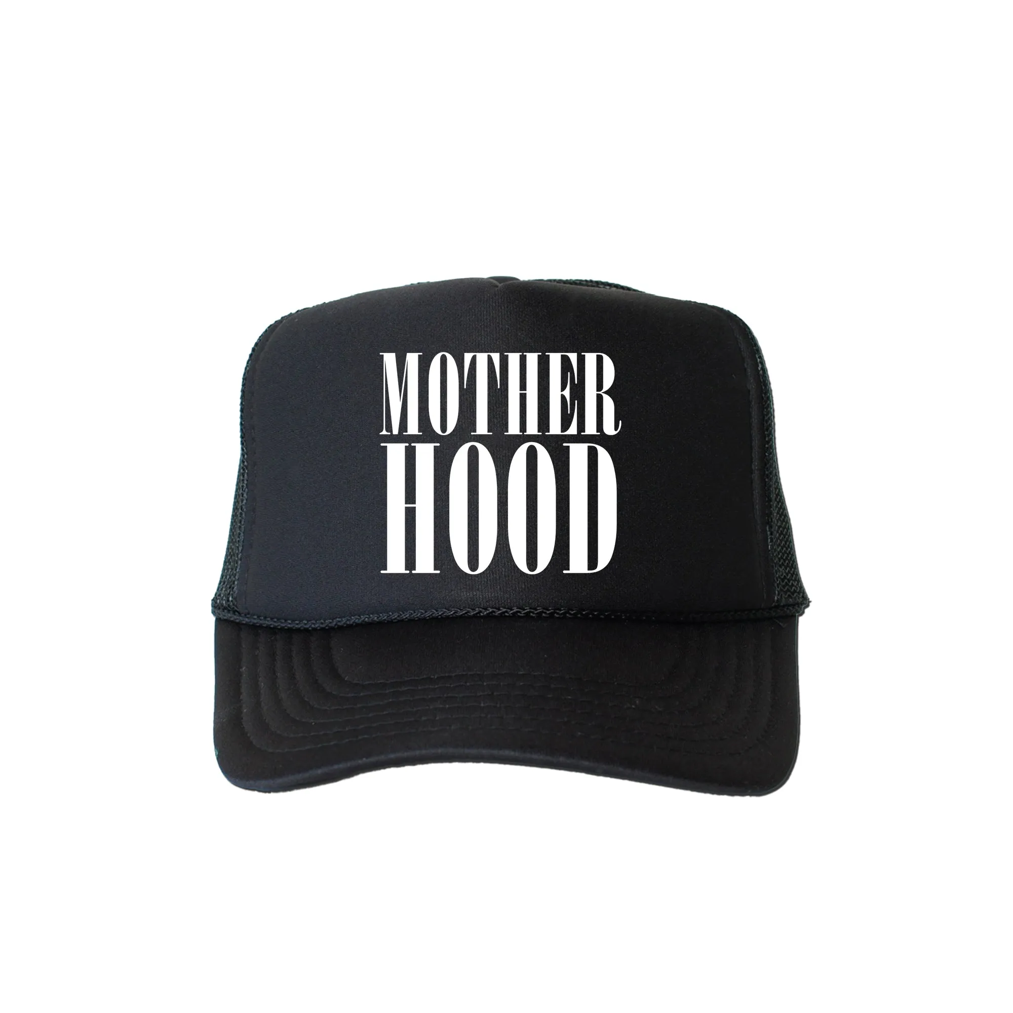 Mother Hood, Sassy, Funny, Black Snapback Trucker Hat sold by Refinery Number One product image thumbnail 4