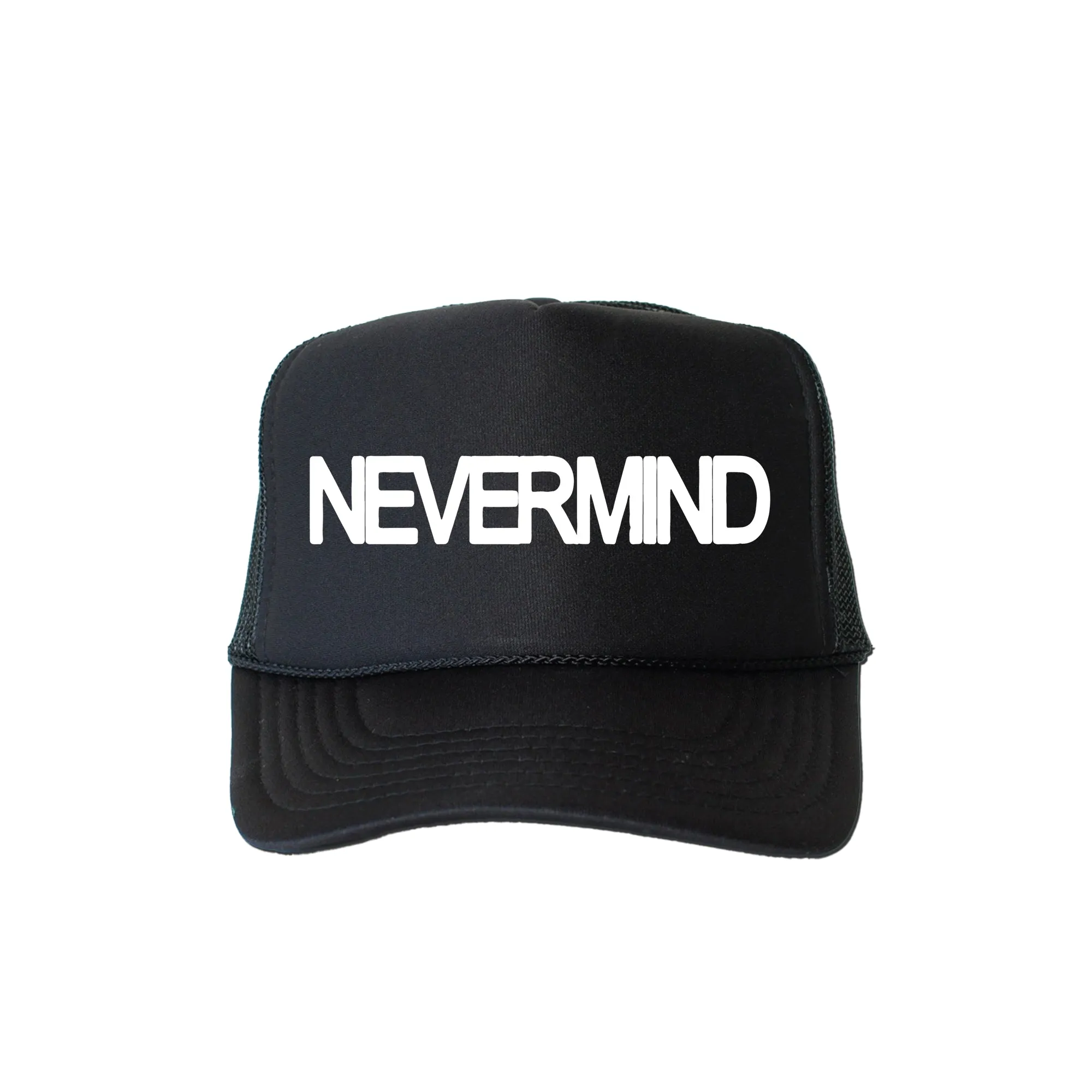 Nevermind, Sassy, Funny, Black Snapback Trucker Hat sold by Refinery Number One product image thumbnail 4