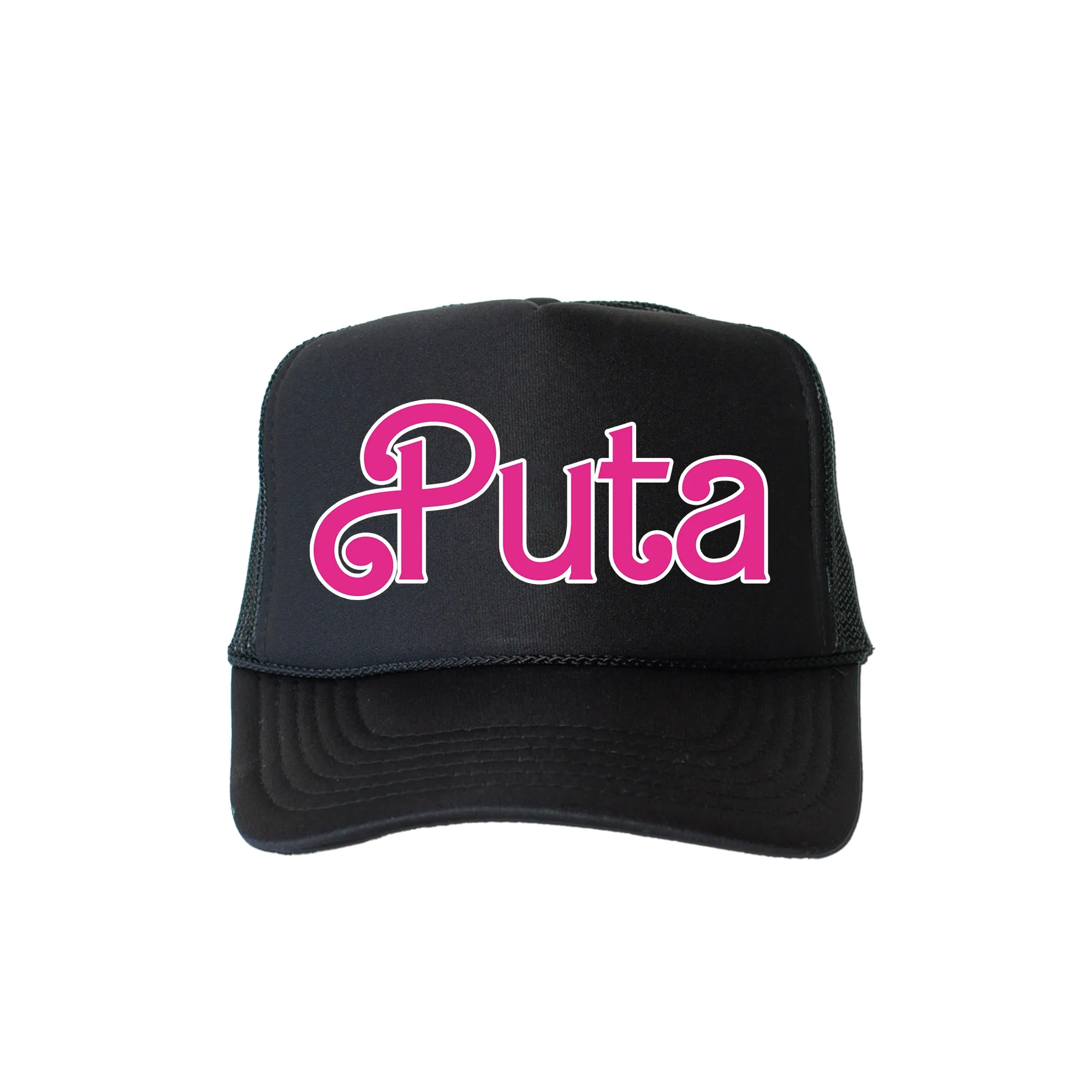 Puta, Sassy, Funny, Black Snapback Trucker Hat sold by Refinery Number One product image thumbnail 4