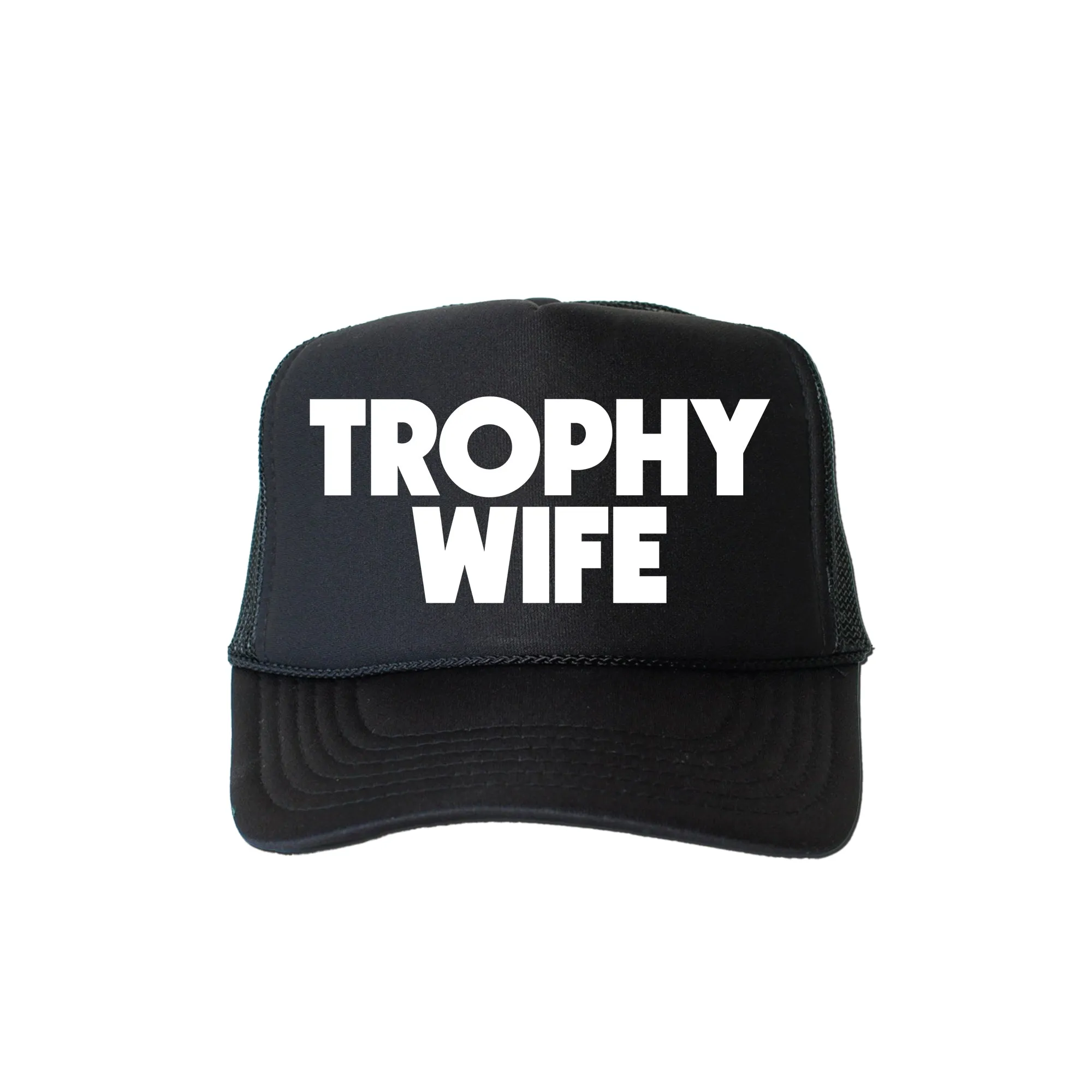 Trophy Wife Sassy Funny Bold Statement About Modern Relationships And Confidence Trucker Hat sold by Refinery Number One product image thumbnail 4
