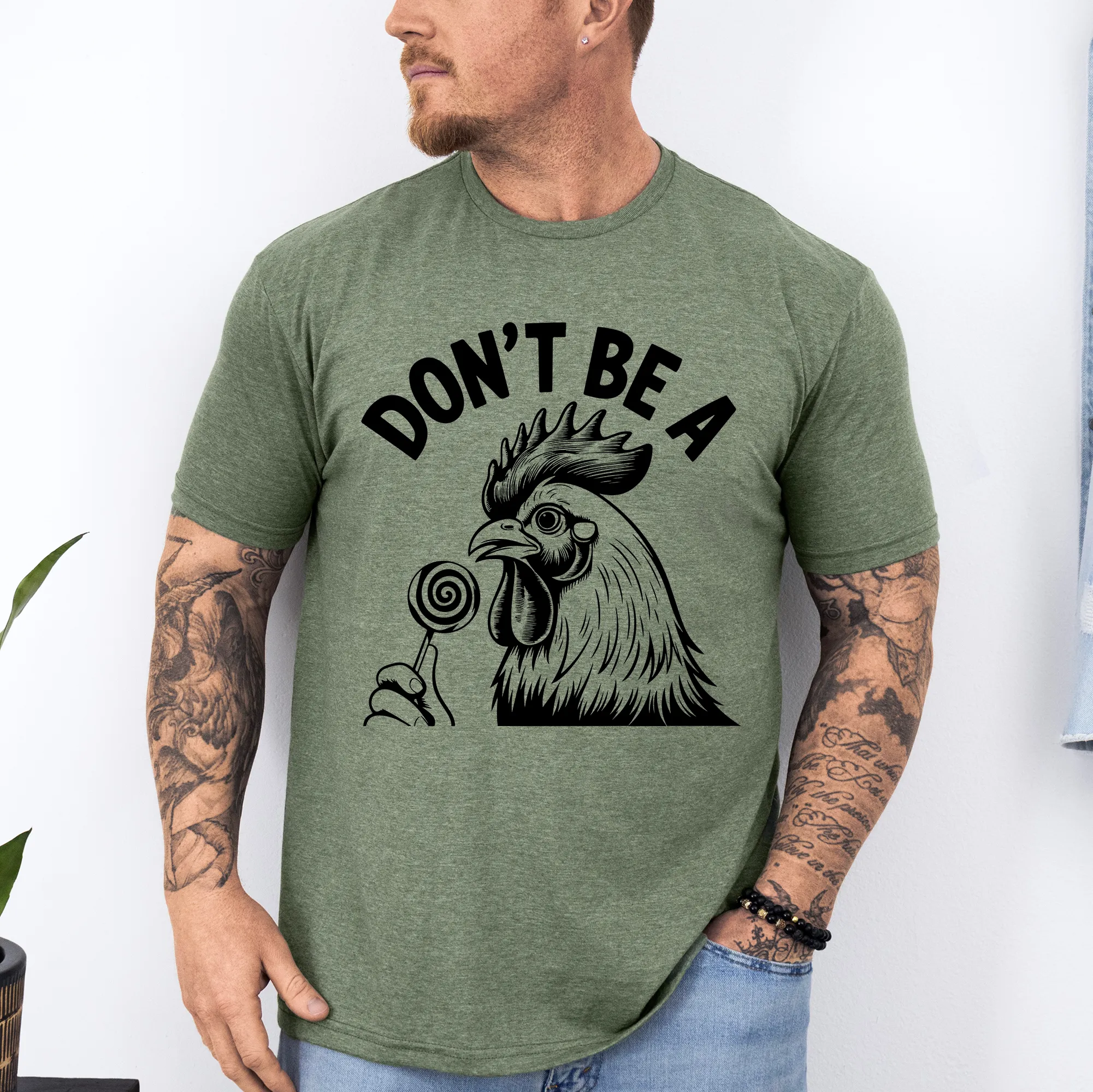 Don't Be A Cock Sucker, Chicken, Funny, Dirty, Dad, Father's Day, Boyfriend, Husband, Brother, Guy Gift, Soft Style T-Shirt sold by Refinery Number One product image thumbnail 2
