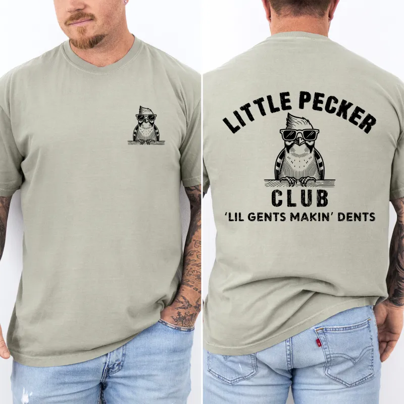 Little Pecker Club, Funny, Dad, Father's Day, Husband, Guy Gift, Comfort Colors T-Shirt sold by Refinery Number One