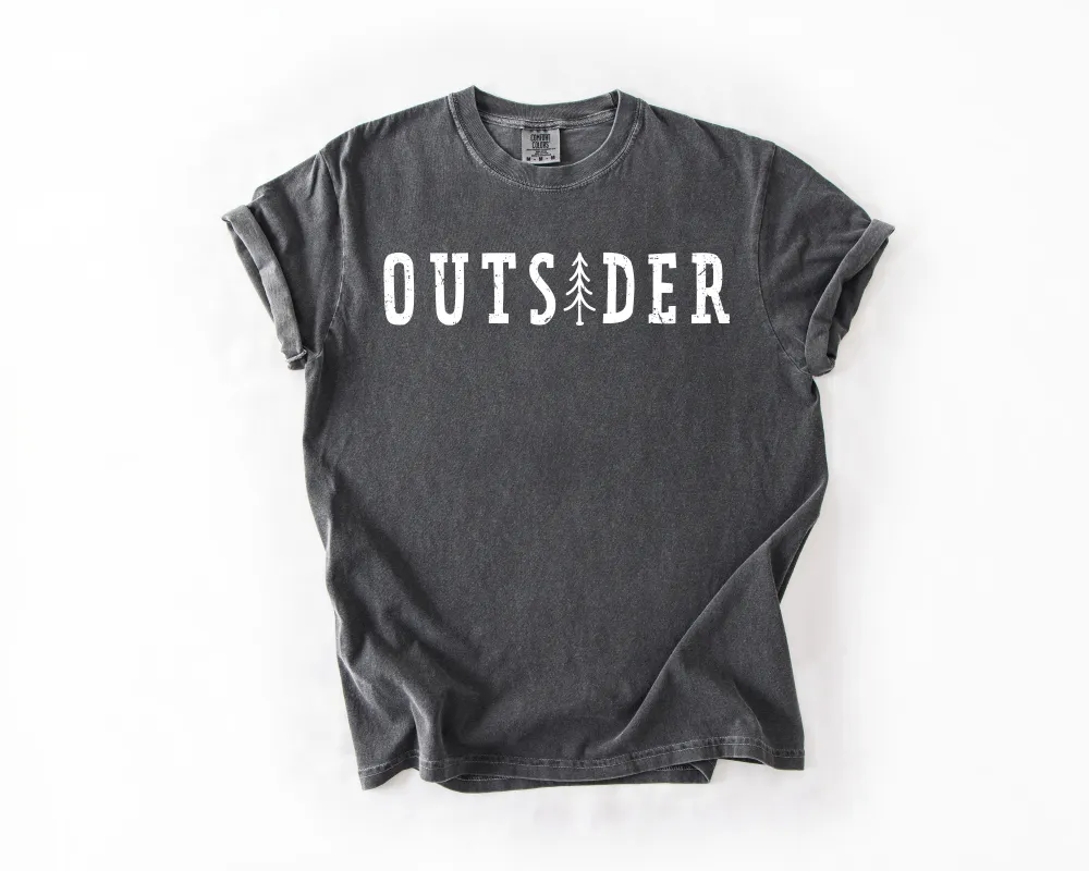 Outsider, Adventure, Boat, Lake Life, Camping, Outdoor, Nature, Travel, Comfort Colors T-Shirt sold by Refinery Number One