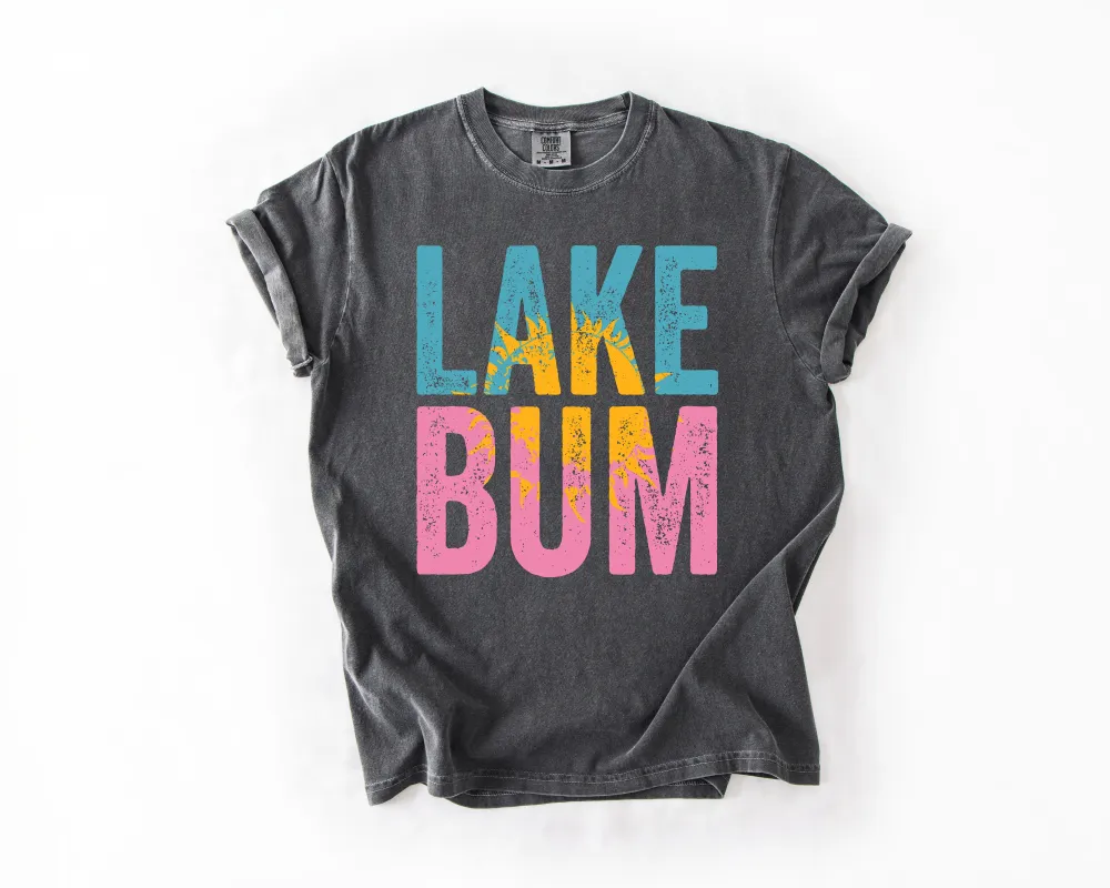 Lake Bum, Boat, Lake Life, Camping, Outdoor, Nature, Travel, Comfort Colors T-Shirt sold by Refinery Number One