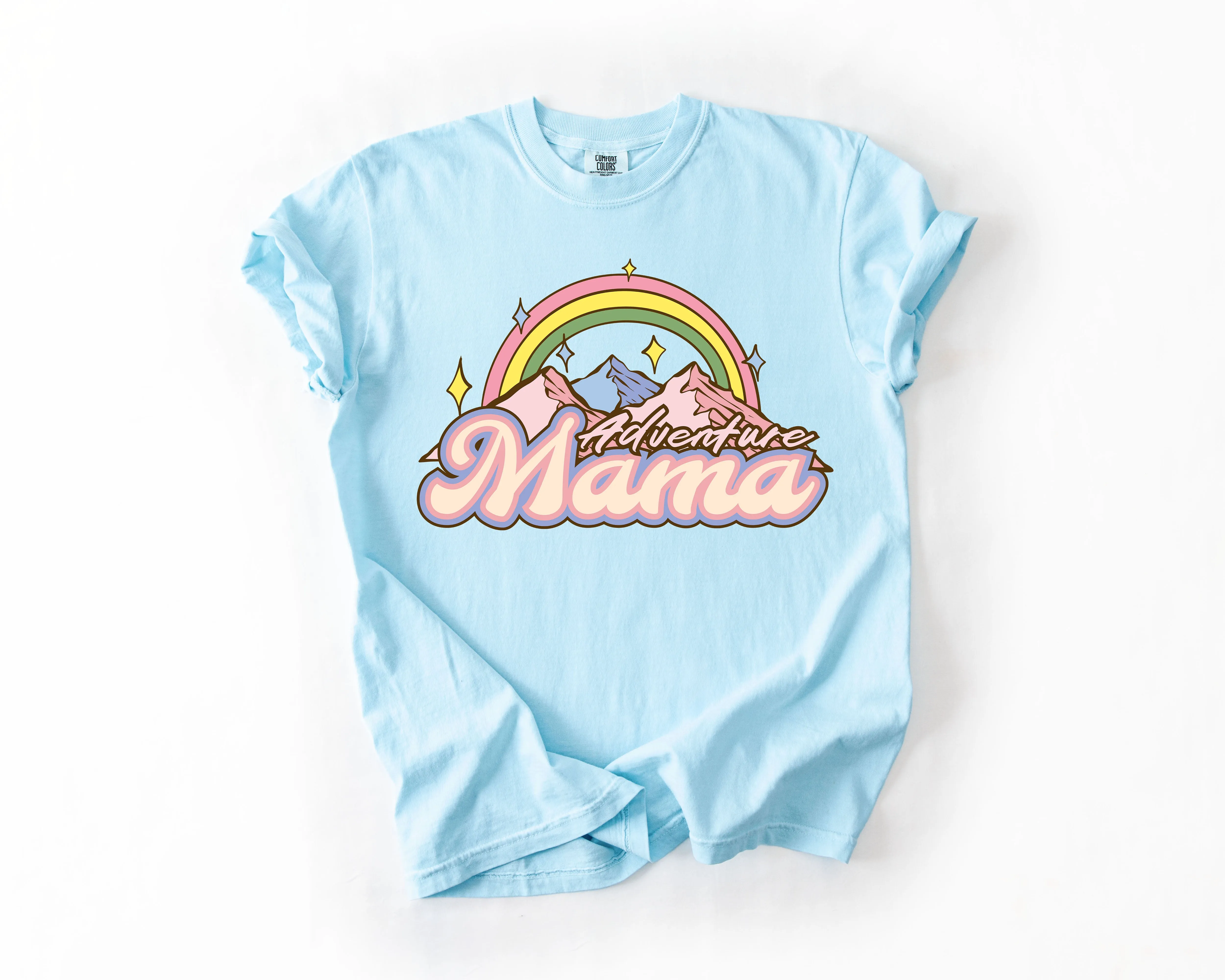 Adventure Mama, Camping, Outdoor, Nature, Travel, Comfort Colors T-Shirt sold by Refinery Number One product image thumbnail 4