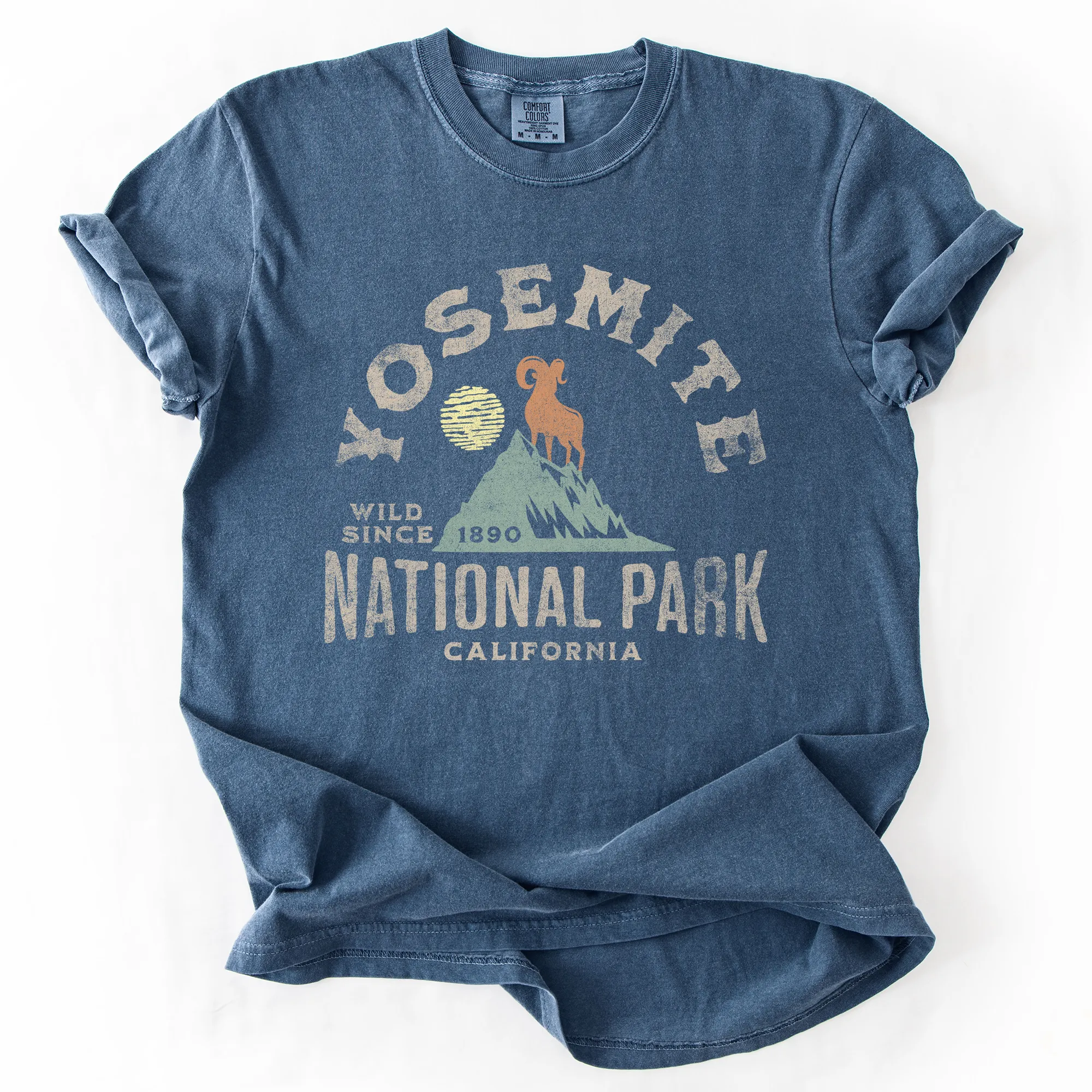 Yosemite National Park, California, Nature, Outdoors, Camping, Hiking, Comfort Colors T-Shirt sold by Refinery Number One product image thumbnail 3