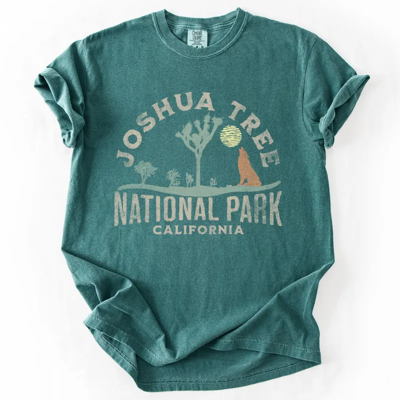 Joshua Tree National Park, California, Nature, Outdoors, Desert, Camping, Hiking, Comfort Colors T-Shirt sold by Refinery Number One