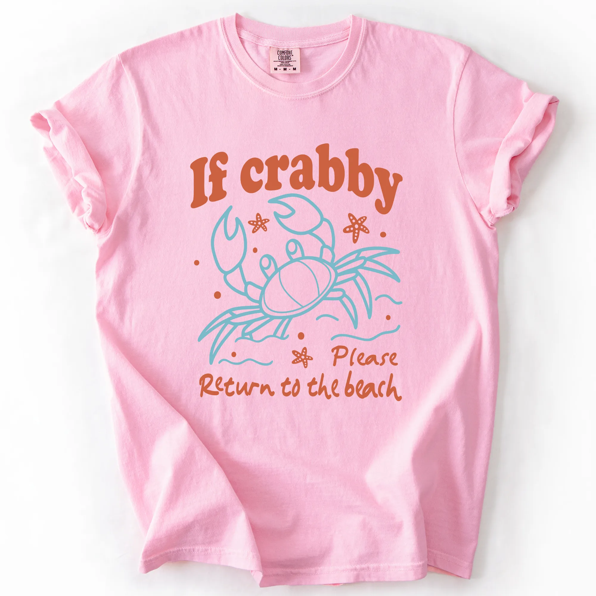 If Crabby, Please Return to the Beach, Summer, Sunshine, Comfort Colors T-Shirt sold by Refinery Number One product image thumbnail 5