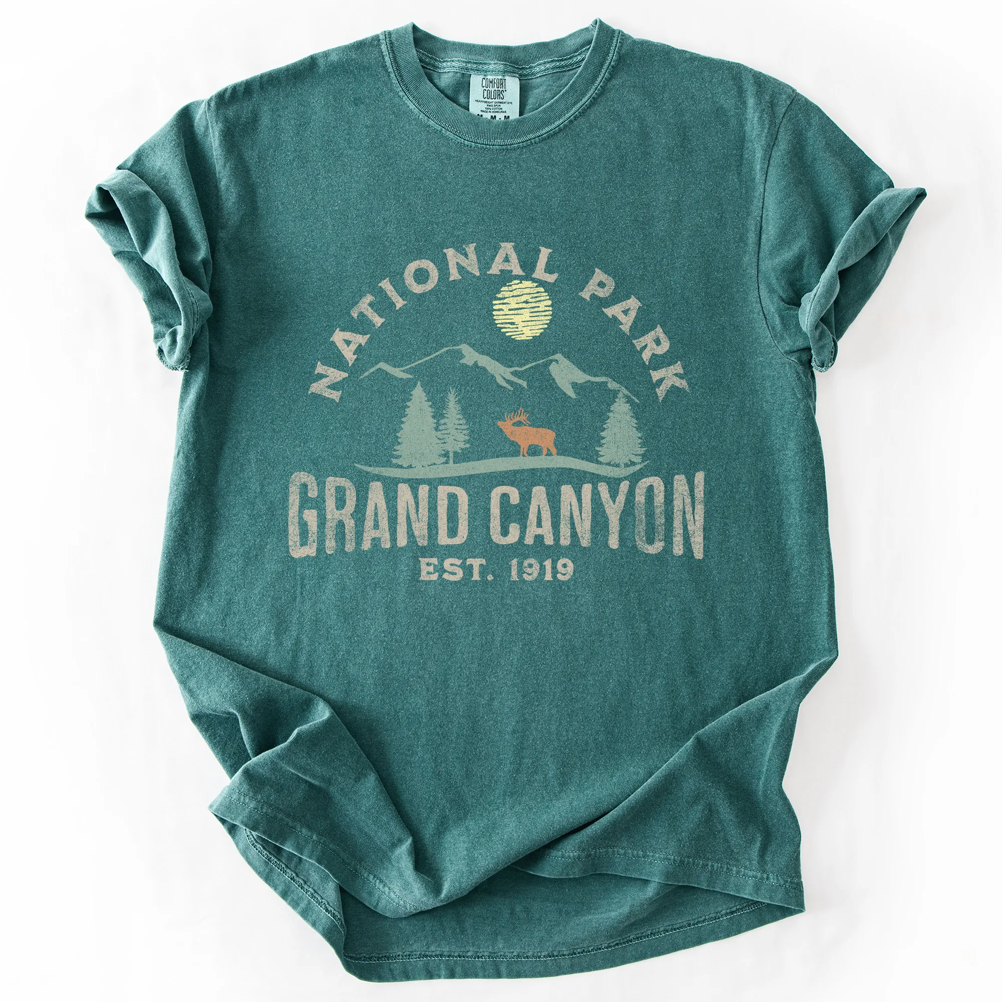 Grand Canyon National Park, Nature, Outdoors, Camping, Hiking, Comfort Colors T-Shirt sold by Refinery Number One product image thumbnail 3