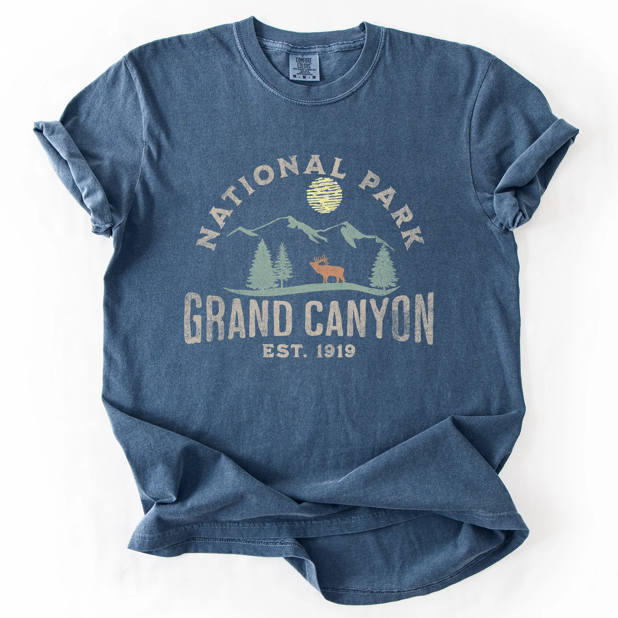 Grand Canyon National Park, Nature, Outdoors, Camping, Hiking, Comfort Colors T-Shirt sold by Refinery Number One product image thumbnail 4
