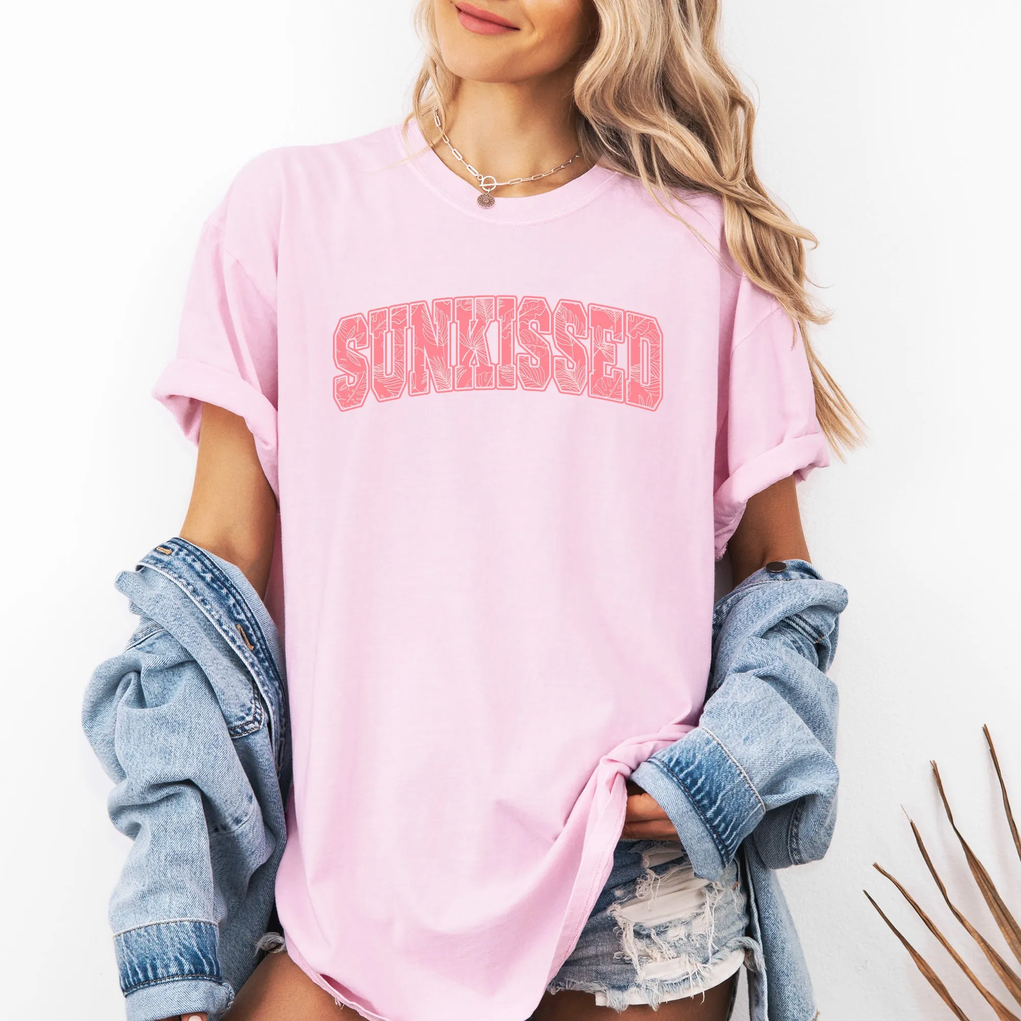 Sunkissed, Varsity, Retro, Palm Trees, Summer, Comfort Colors T-Shirt sold by Refinery Number One