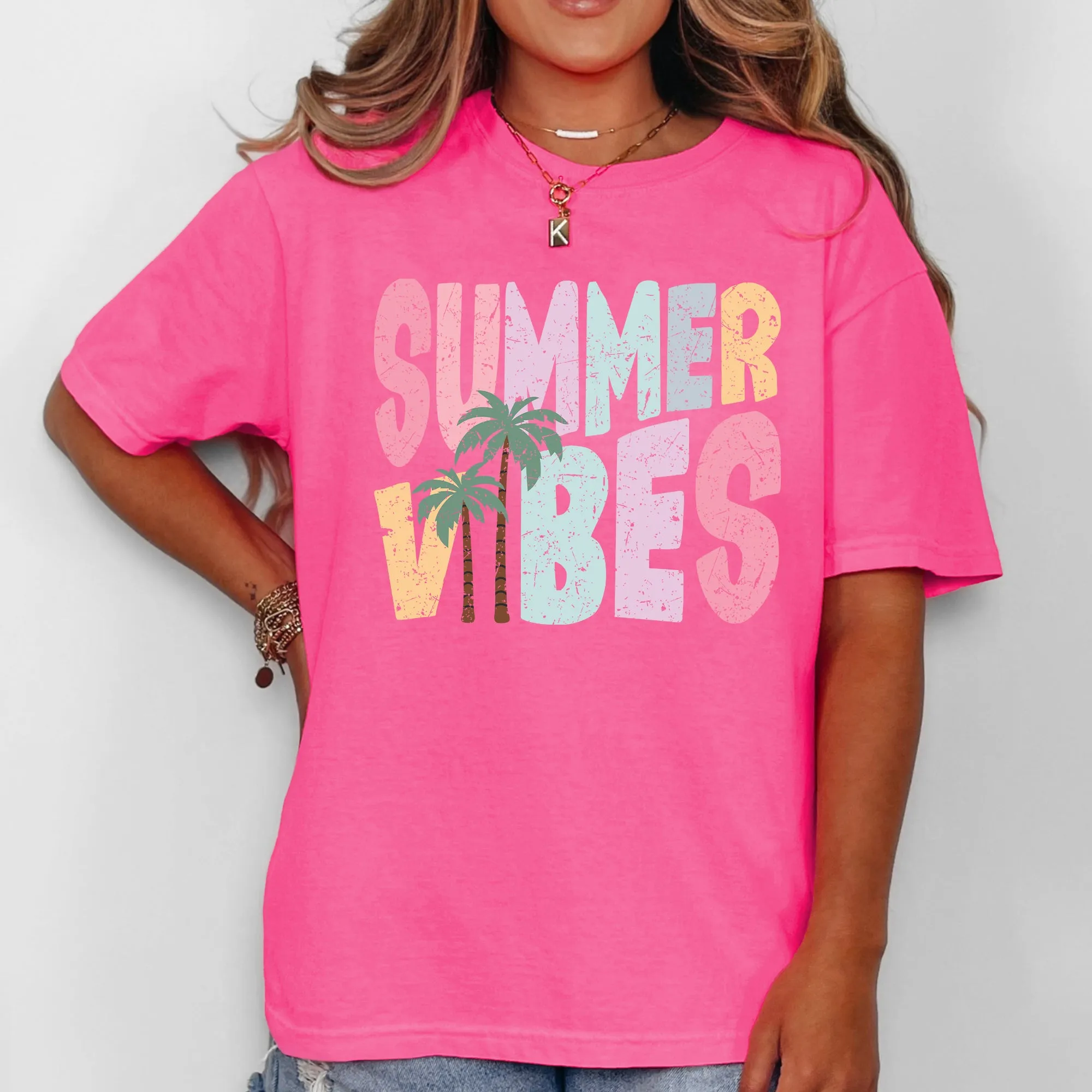 Summer Vibes, Retro, Colorful, Beach, Comfort Colors T-Shirt sold by Refinery Number One product image thumbnail 5