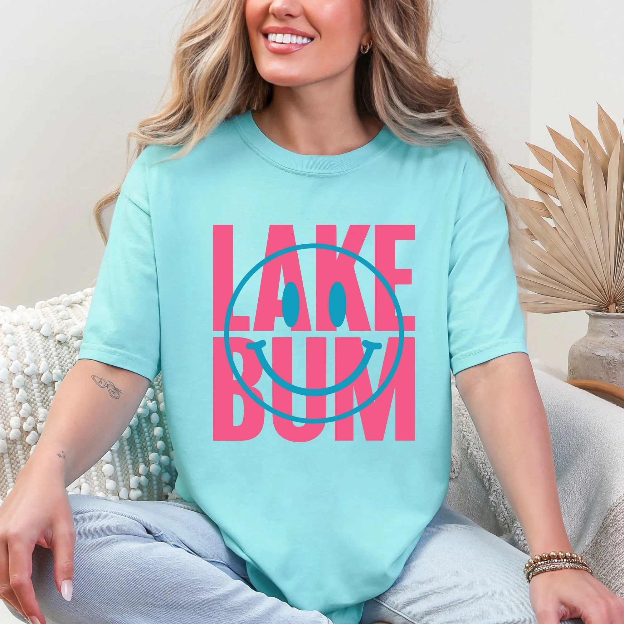 Lake Bum, Sun Rays, Lake Days, Boat, Summer, Comfort Colors T-Shirt sold by Refinery Number One product image thumbnail 5