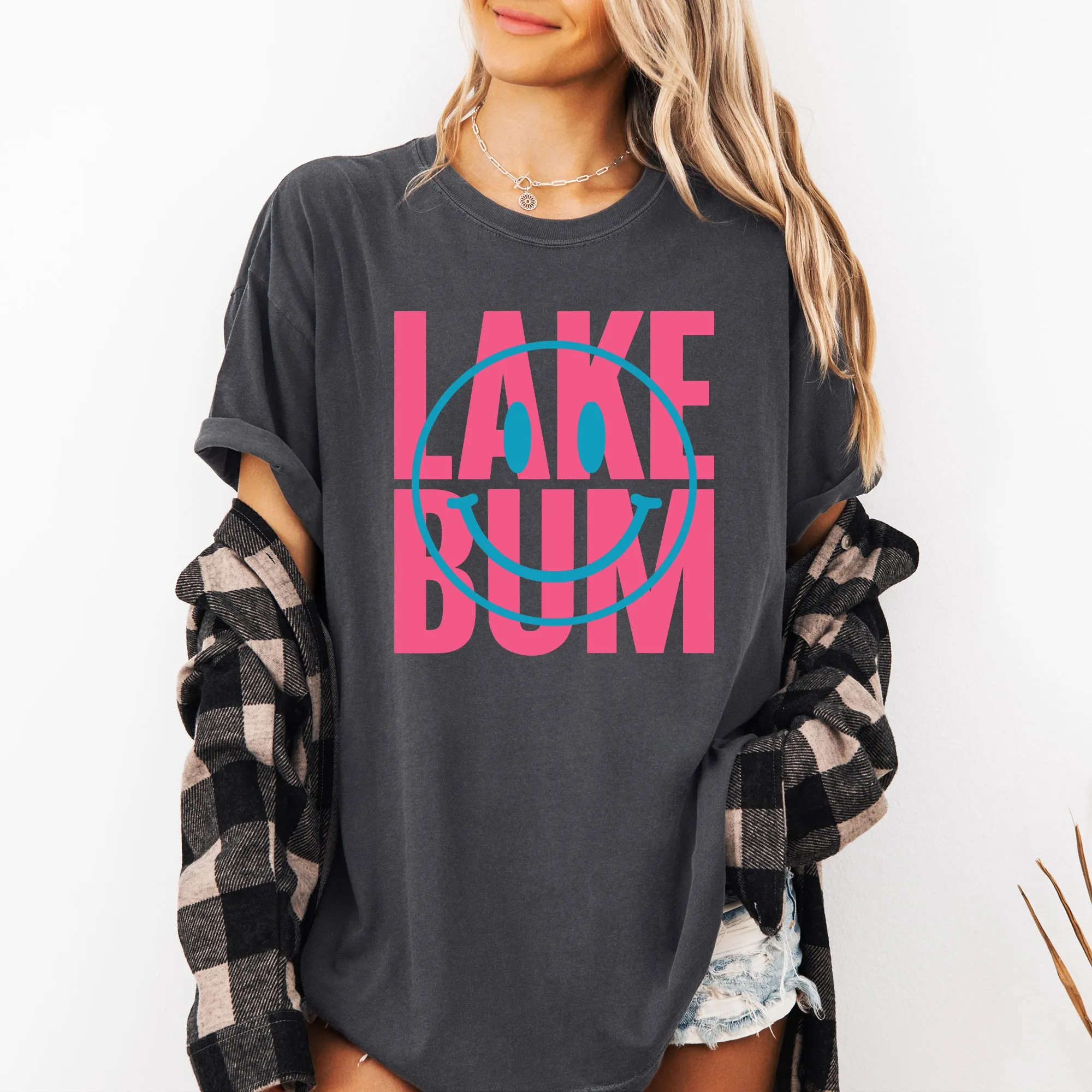 Lake Bum, Sun Rays, Lake Days, Boat, Summer, Comfort Colors T-Shirt sold by Refinery Number One product image thumbnail 3