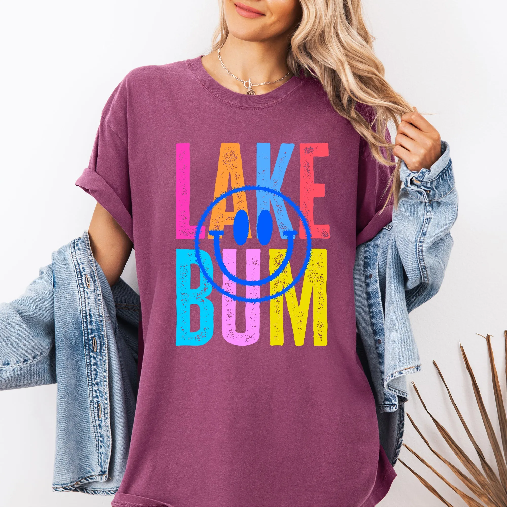 Lake Bum Summer Lake Life Retro Vintage Vibes By The Waterside Sunlit Memories Comfort Colors Tee sold by Refinery Number One product image thumbnail 3
