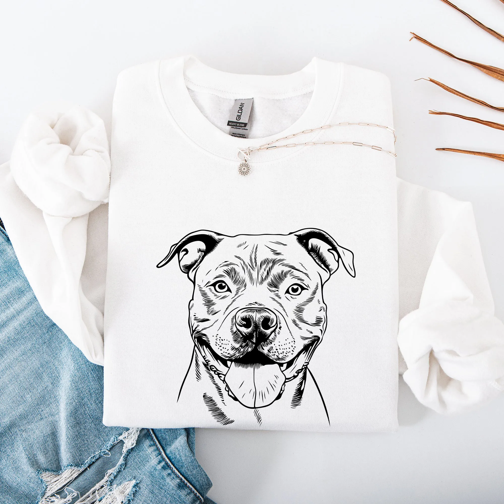 Pitbull, Dog Lover Apparel, Pet, Dog Breed, Cute Sweatshirt sold by Refinery Number One product image thumbnail 4