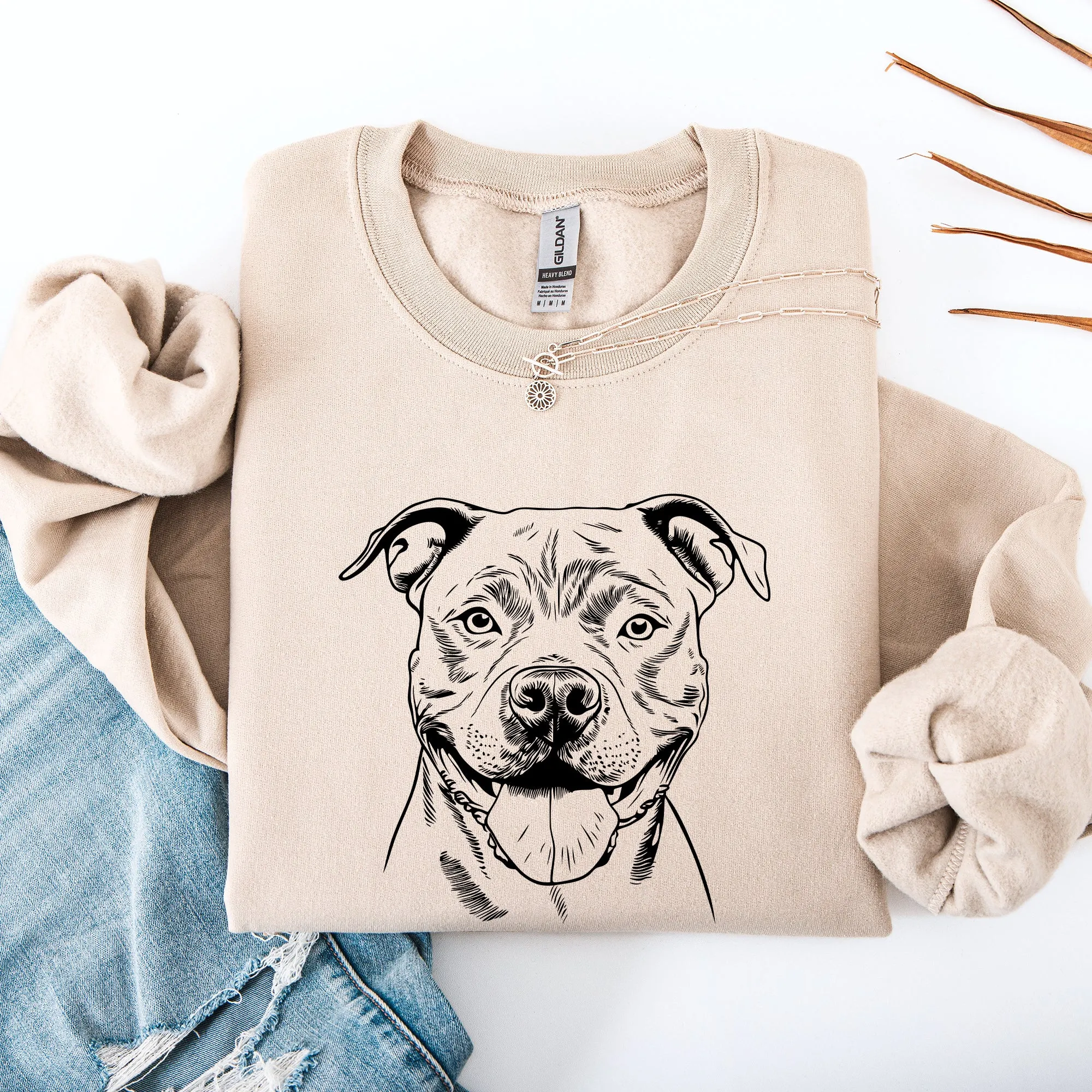 Pitbull, Dog Lover Apparel, Pet, Dog Breed, Cute Sweatshirt sold by Refinery Number One product image thumbnail 3