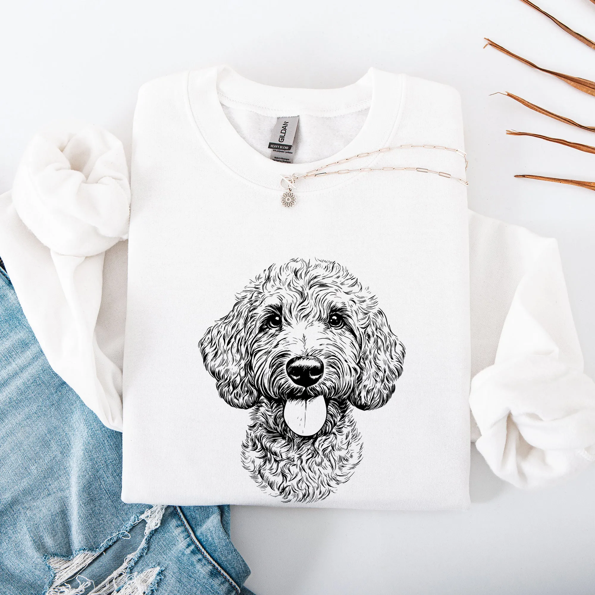 Labradoodle, Dog Lover Apparel, Pet, Dog Breed, Cute Sweatshirt sold by Refinery Number One product image thumbnail 4