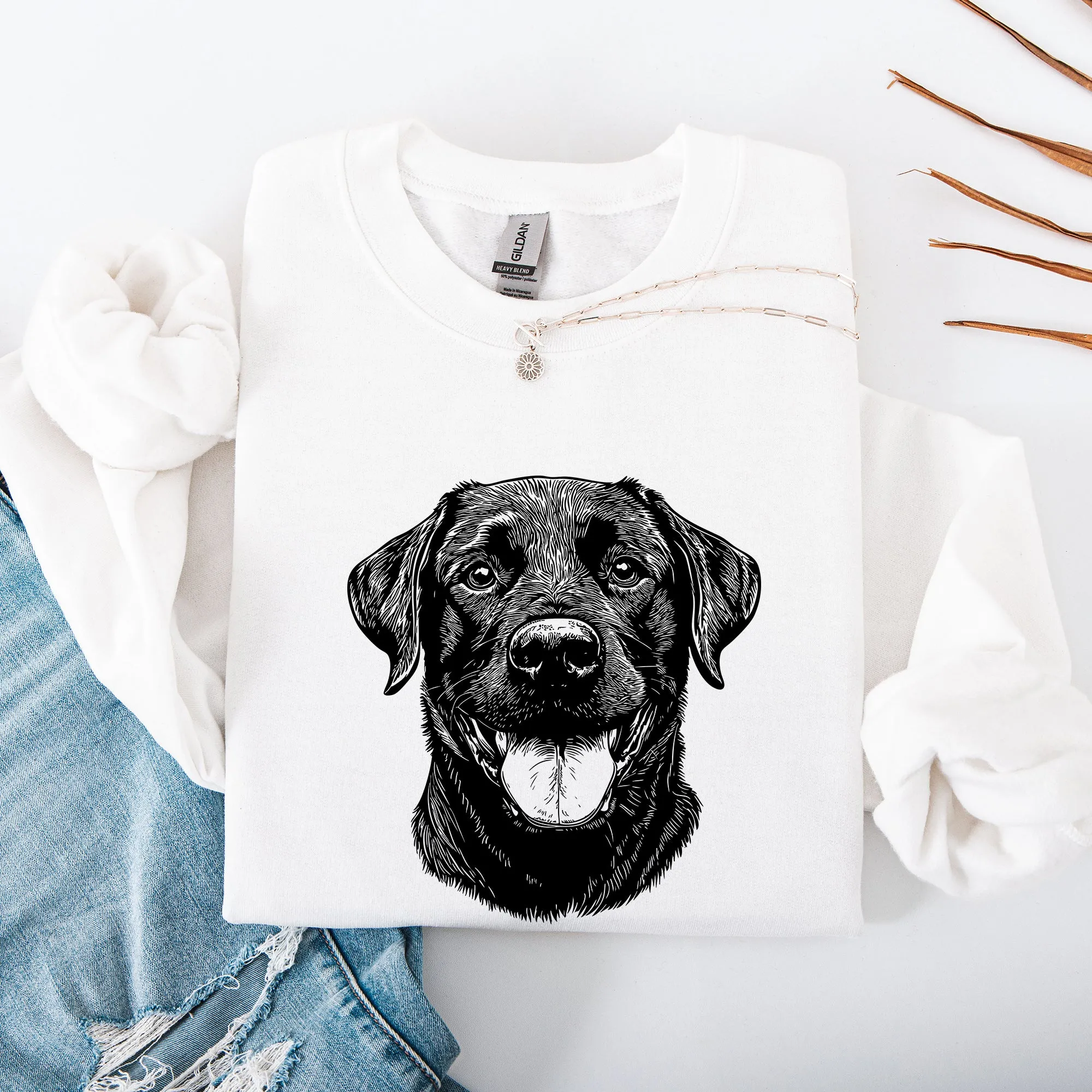 Black Lab, Labrador , Dog Lover Apparel, Pet, Dog Breed, Cute Sweatshirt sold by Refinery Number One product image thumbnail 4