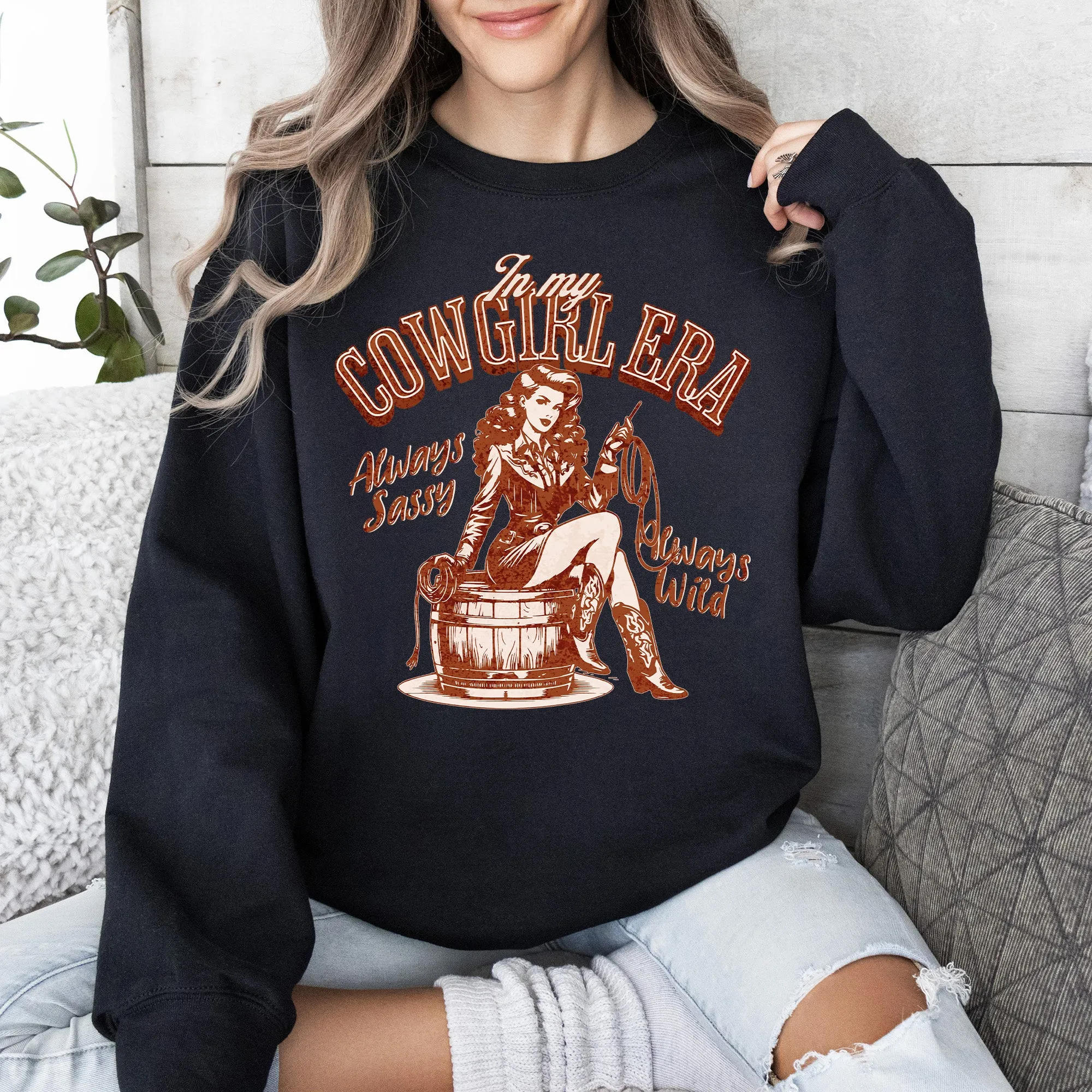 In My Cowgirl Era, Sassy, Western, Country Sweatshirt sold by Refinery Number One product image thumbnail 2