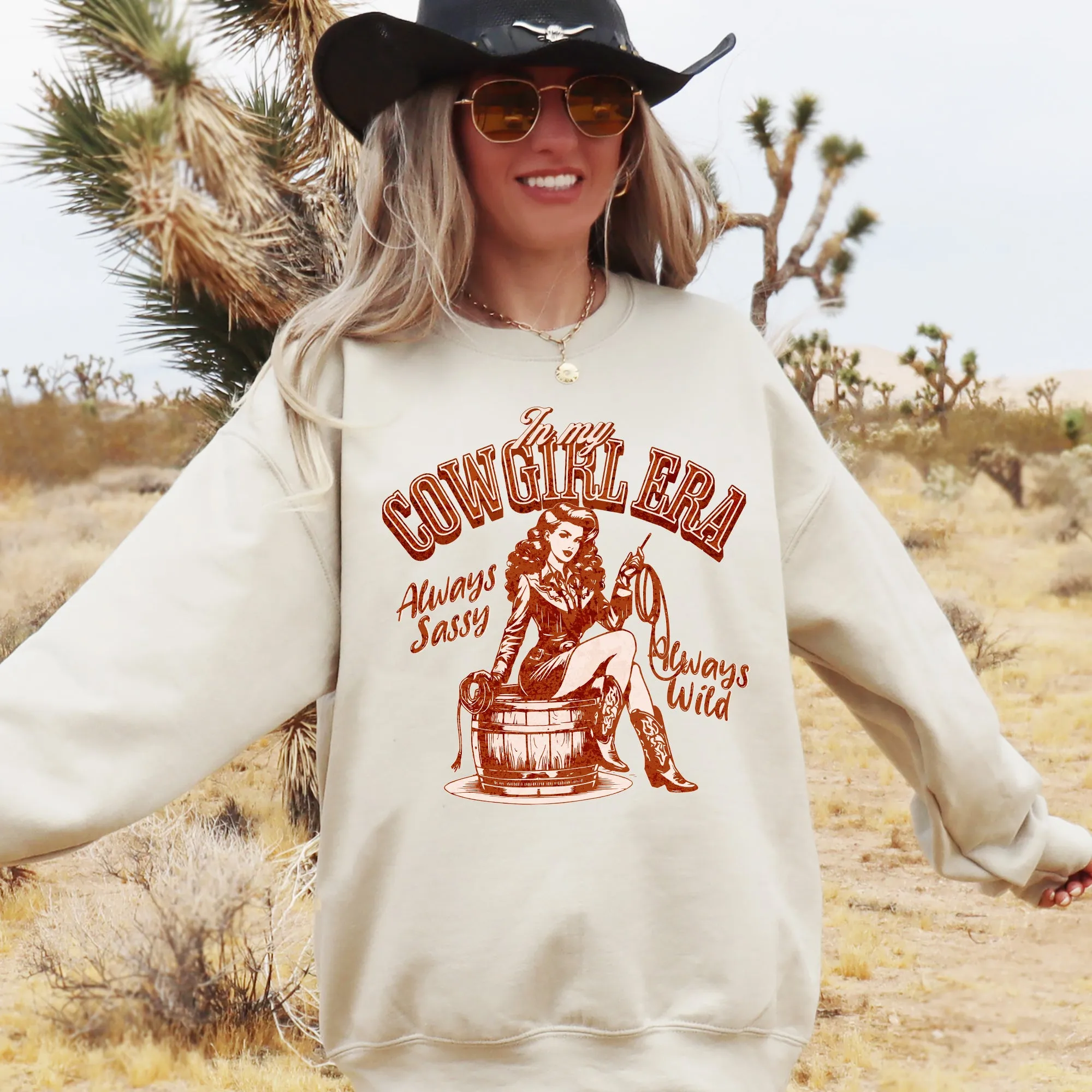 In My Cowgirl Era, Sassy, Western, Country Sweatshirt sold by Refinery Number One product image thumbnail 3