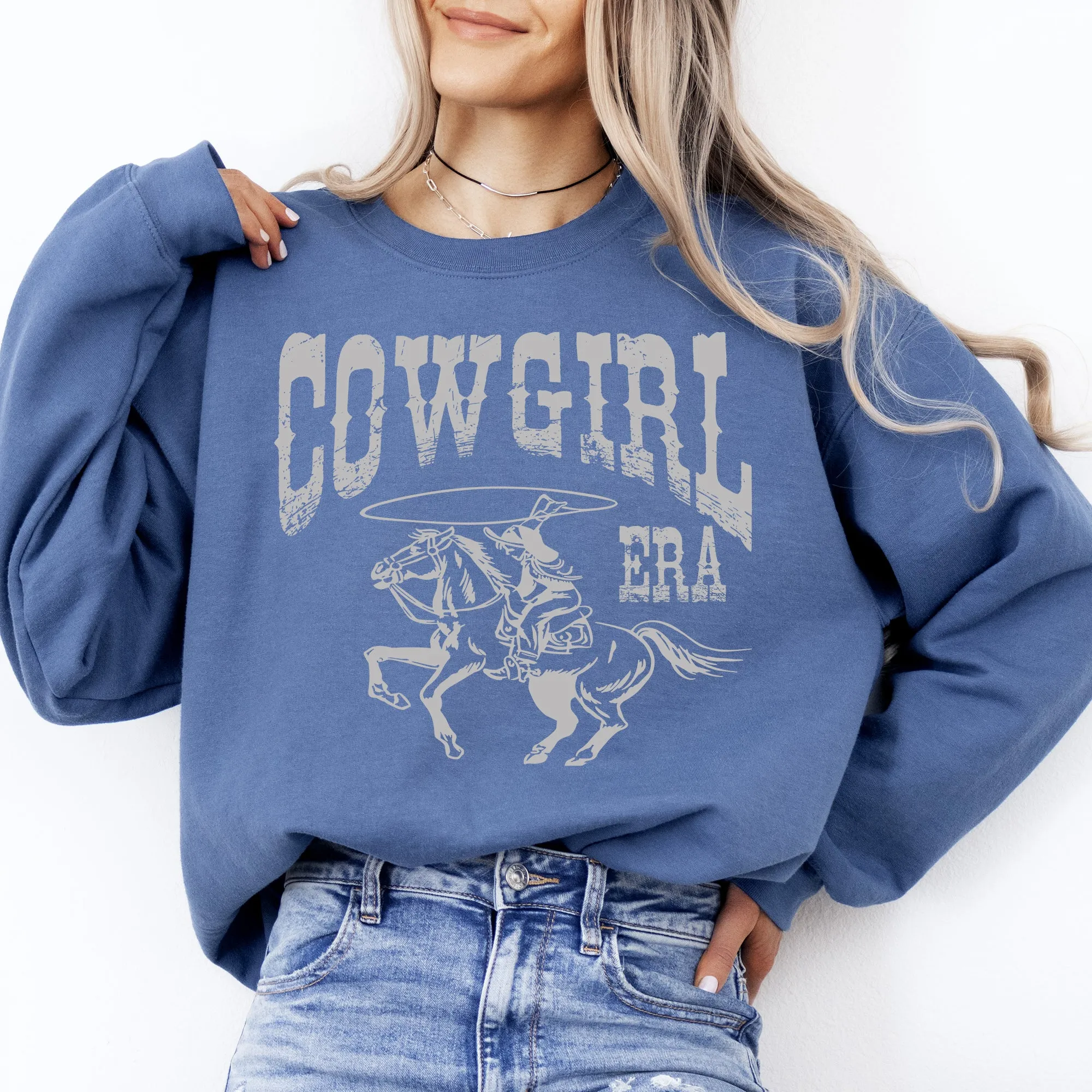 Cowgirl Era, Rodeo, Western, Country, Horse Sweatshirt sold by Refinery Number One product image thumbnail 4