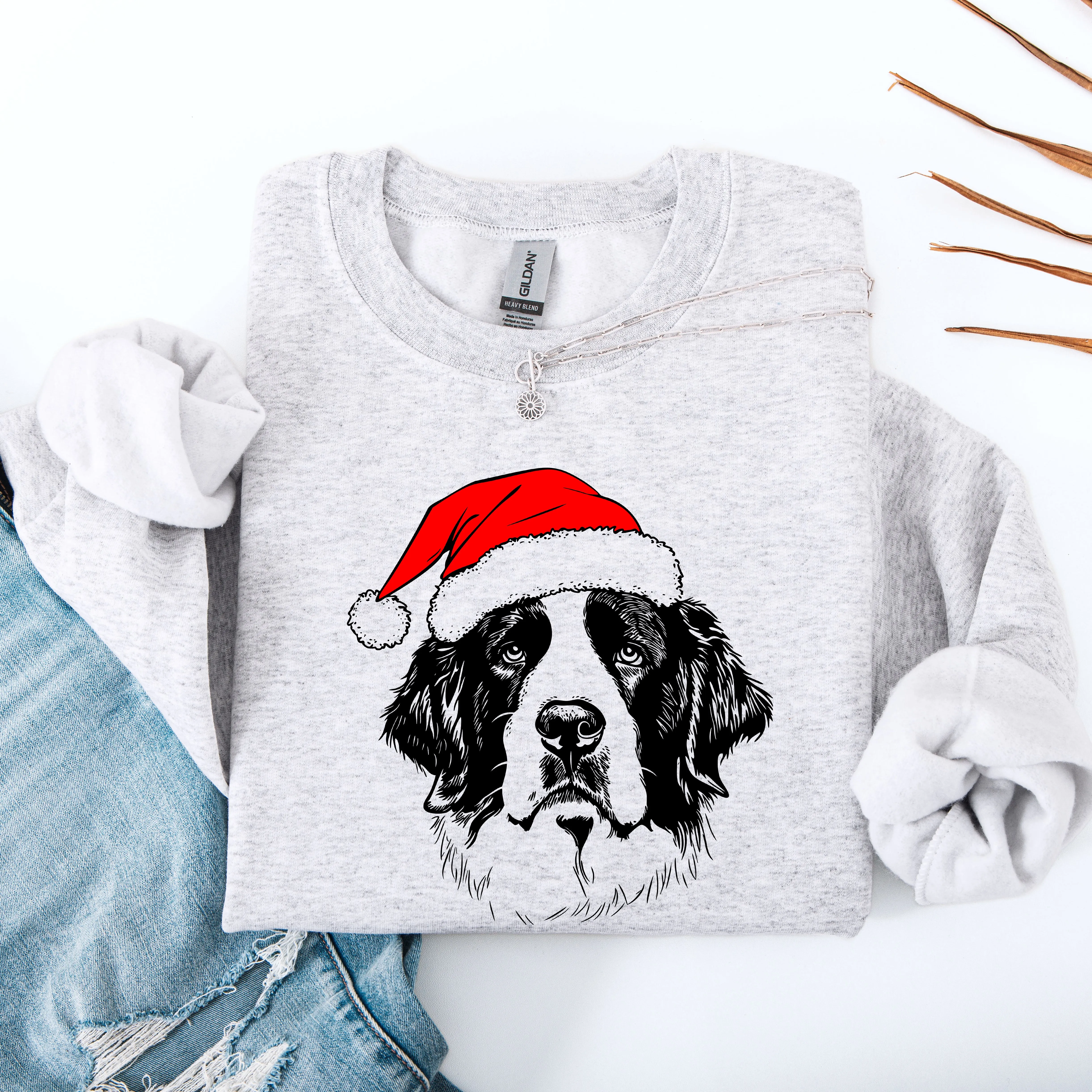 Saint Bernard, Dog Lover Apparel, Pet, Dog Breed, Cute Sweatshirt sold by Refinery Number One