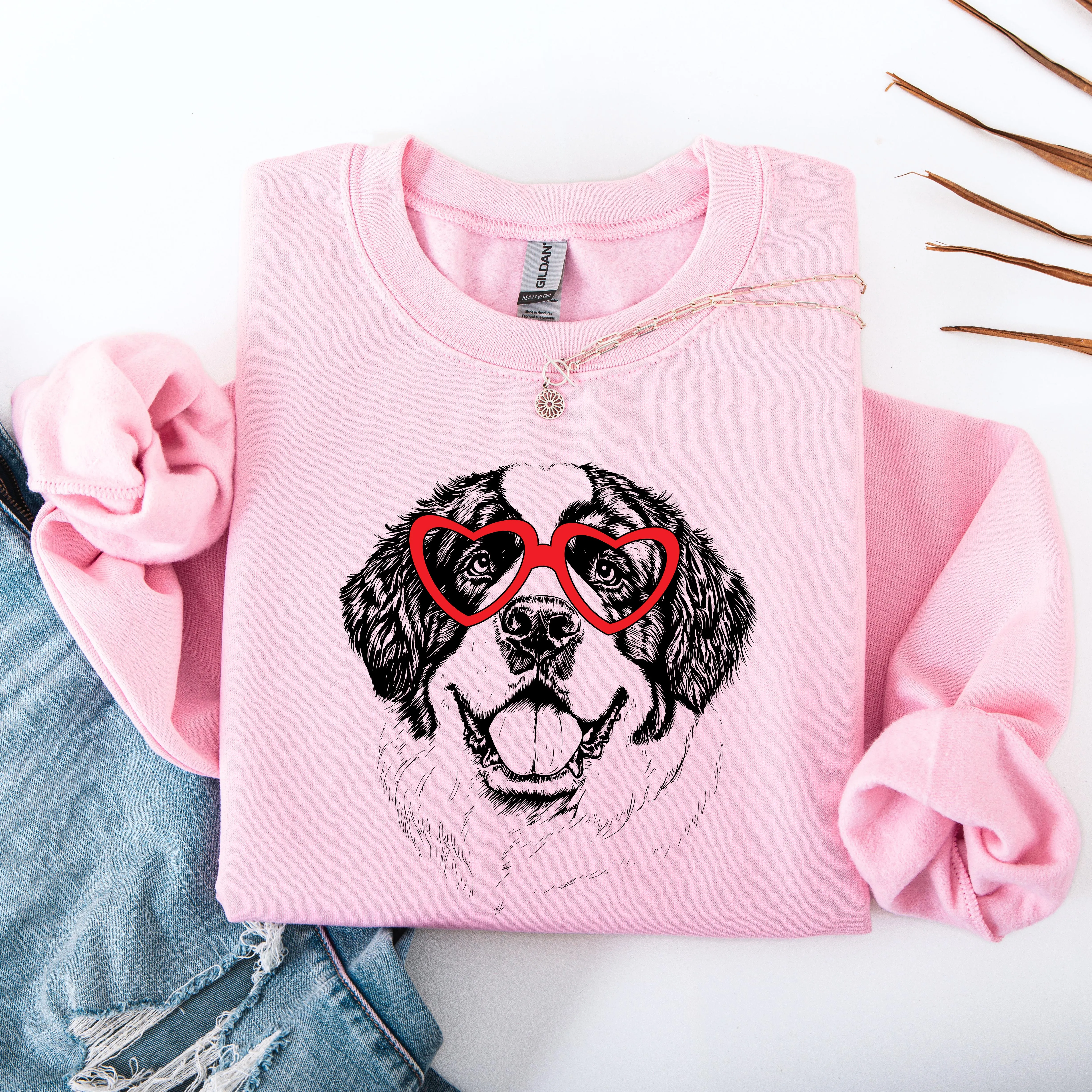Saint Bernard, Dog Lover Apparel, Pet, Dog Breed, Cute Sweatshirt sold by Refinery Number One product image thumbnail 2