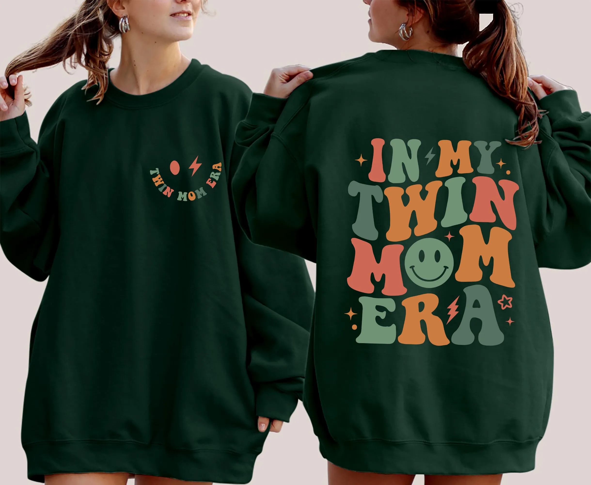 In My Twin Mom Era, Mother's Day Sweatshirt sold by Refinery Number One product image thumbnail 4