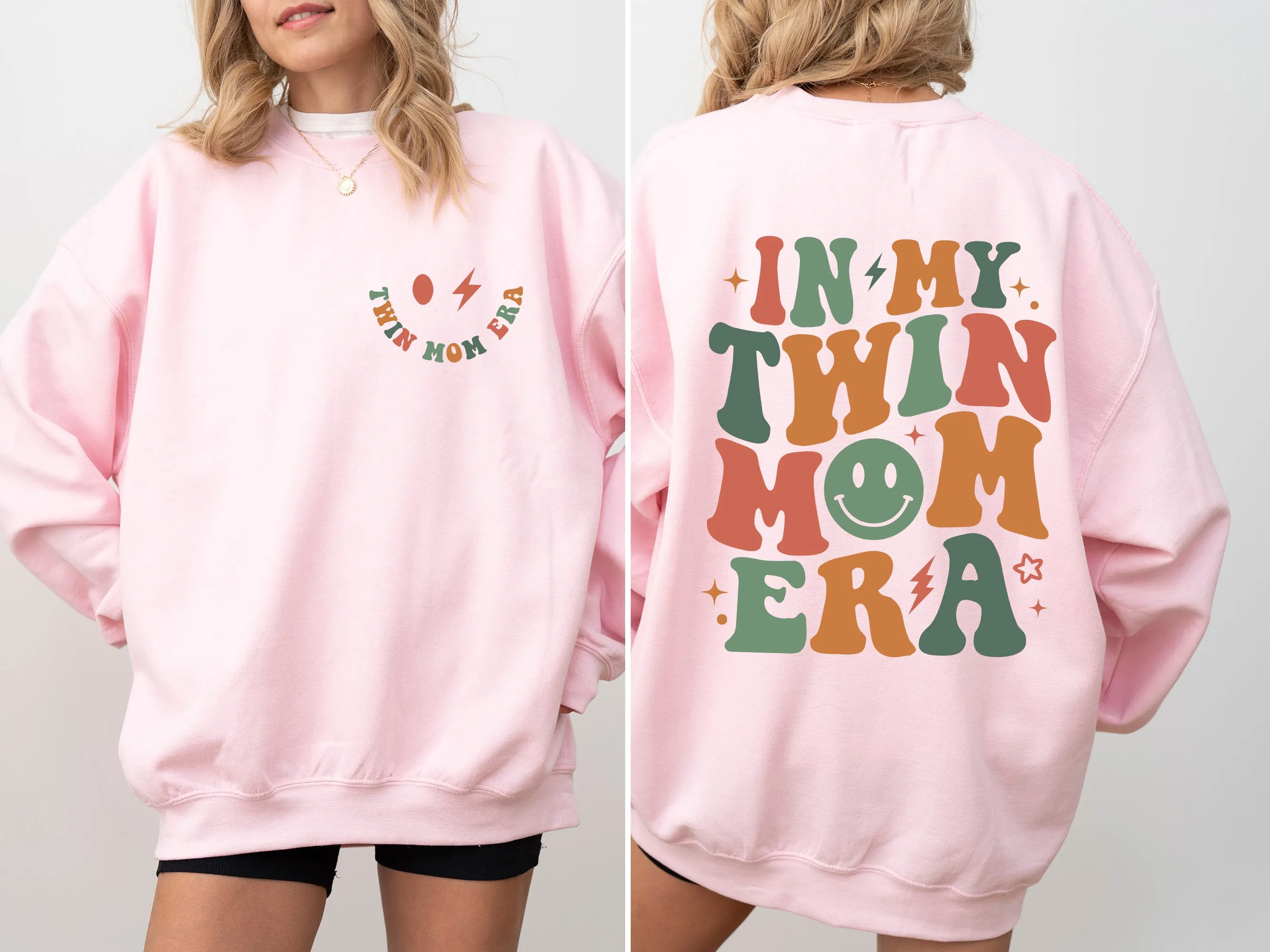 In My Twin Mom Era, Mother's Day Sweatshirt sold by Refinery Number One product image thumbnail 5