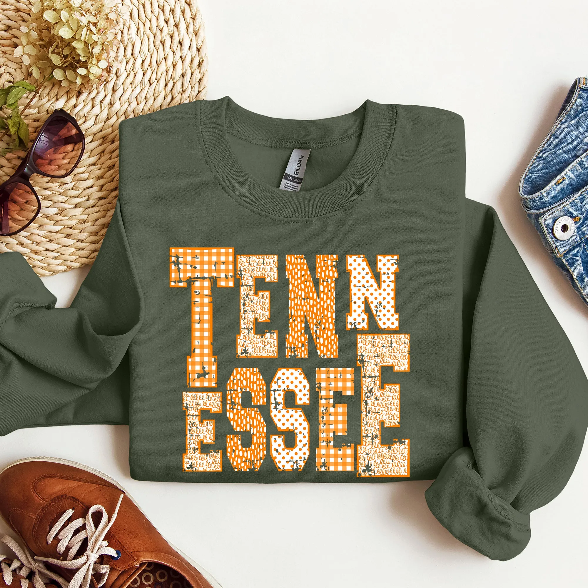 Tennessee Spirit Sweatshirt, Volunteers, Smokey, Vols sold by Refinery Number One