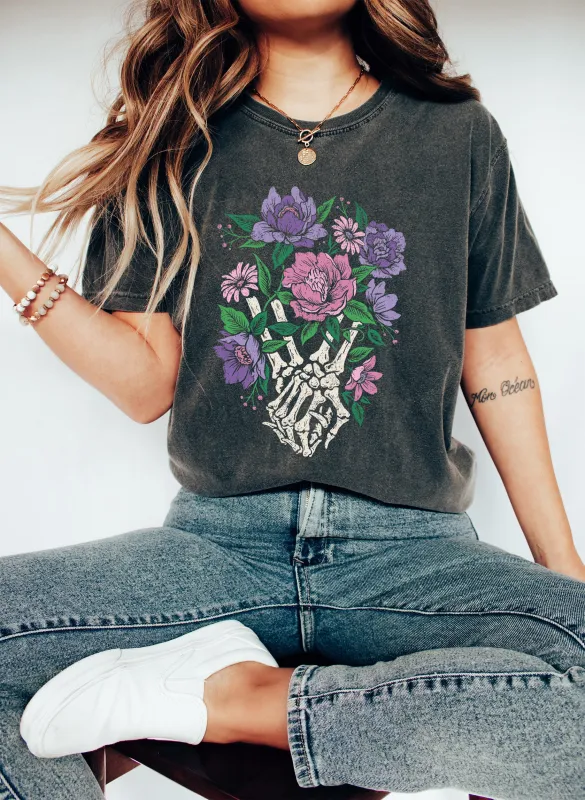 Wildflower Lover Vintage Comfort Colors Tshirt sold by Refinery Number One