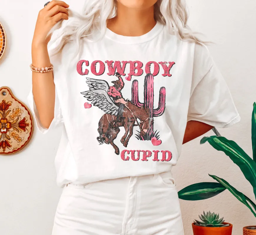 Cowboy Cupid Vintage Comfort Colors Tshirt sold by Refinery Number One