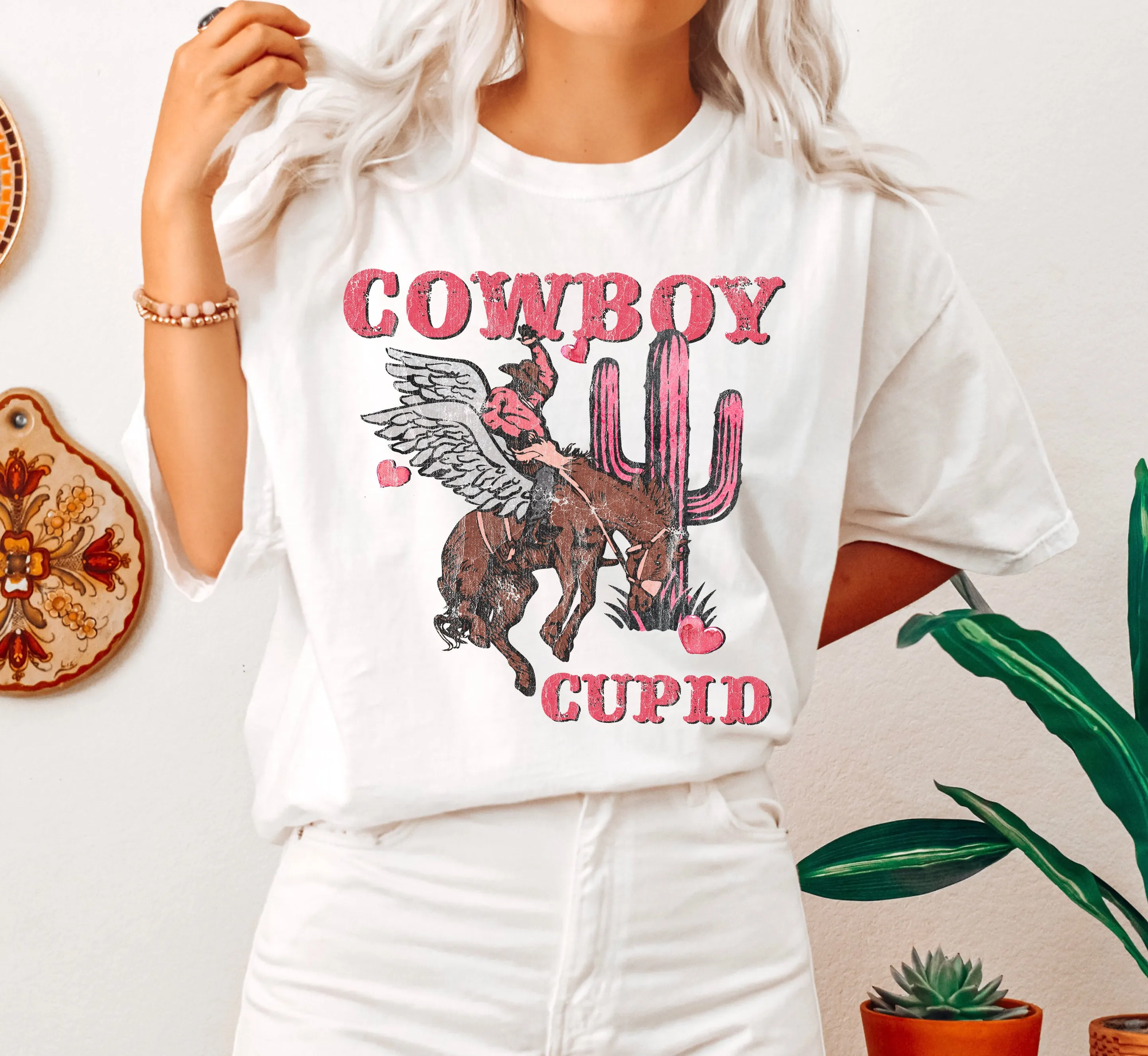 Cowboy Cupid Vintage Comfort Colors Tshirt sold by Refinery Number One