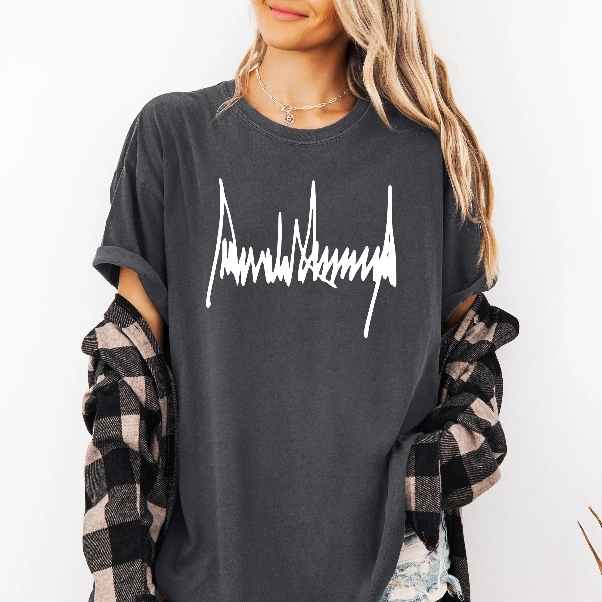 Trump Signature, Patriotic, America, USA, 4th of July, Political Tshirt Comfort Colors T-Shirt sold by Refinery Number One product image thumbnail 5