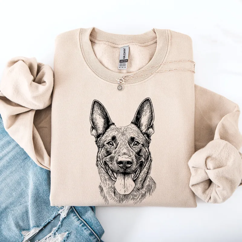 Belgian Malinois, Pet, Dog Breed Sweatshirt sold by Refinery Number One