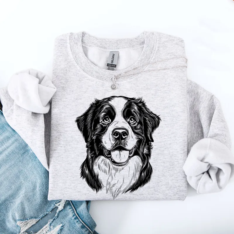 Bernese Mountain, Pet, Dog Breed Sweatshirt sold by Refinery Number One