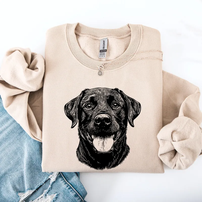 Black Lab, Labrador, Pet, Dog Breed Sweatshirt sold by Refinery Number One