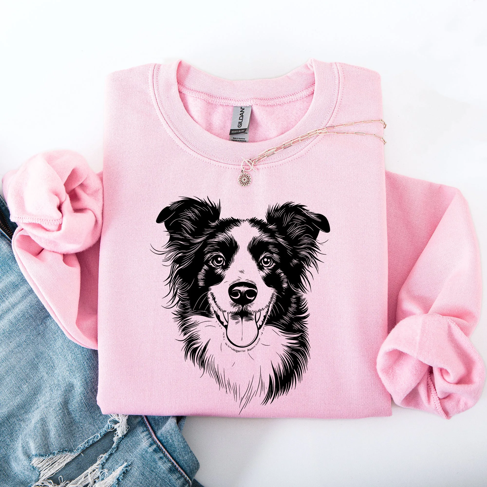 Border Collie, Pet, Dog Breed Sweatshirt sold by Refinery Number One product image thumbnail 4